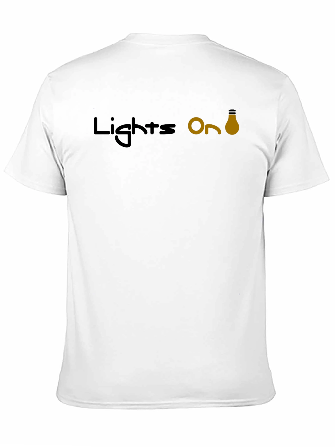 Lights On Graphic T-Shirt - Black