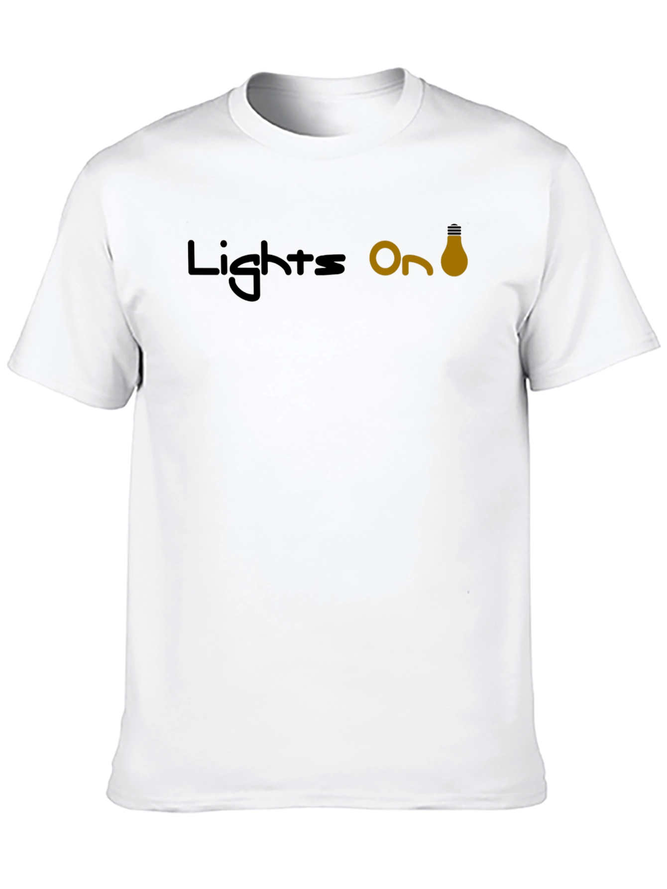 Lights On Graphic T-Shirt - Black