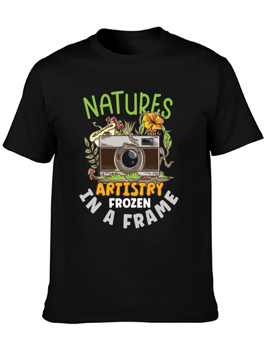 Nature Photography T-Shirt - Artistic Frozen Frame Tee