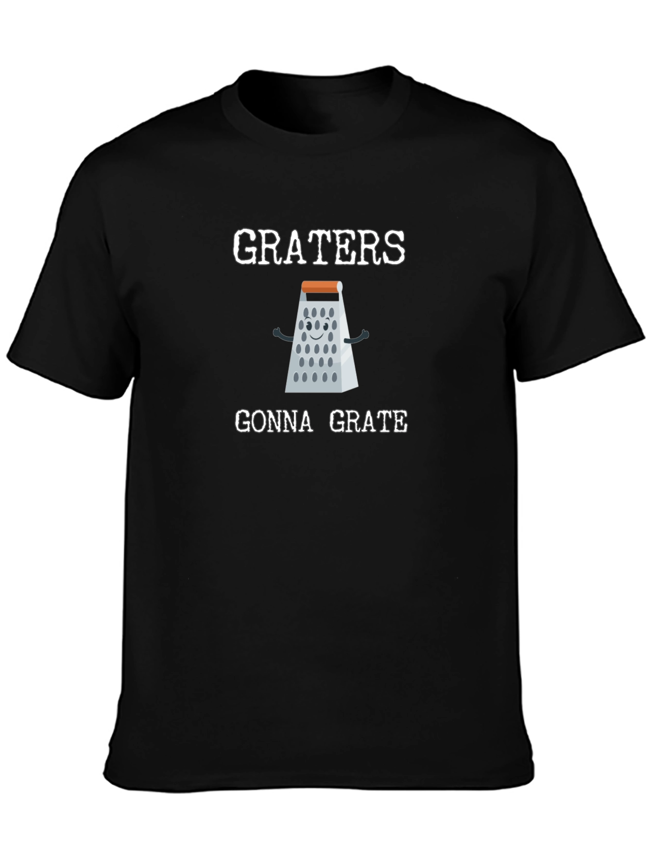 Funny Graters Gonna Grate Black T-Shirt