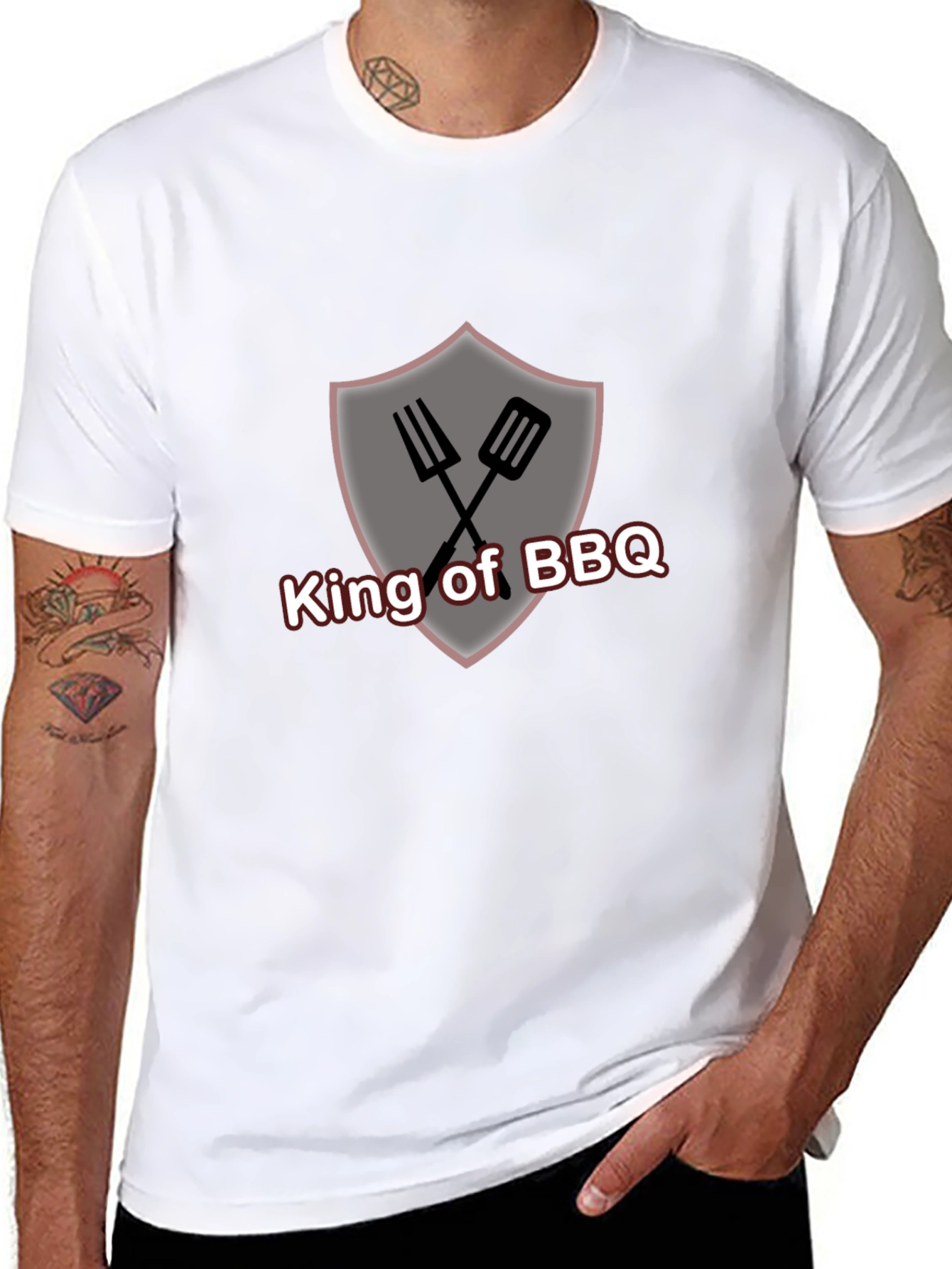 King of BBQ Graphic T-Shirt
