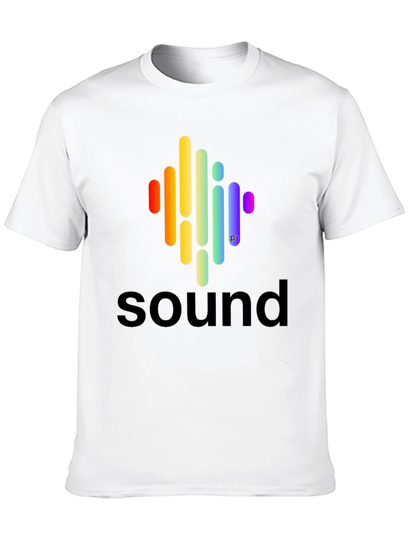 Sound Wave Spectrum Graphic T-Shirt