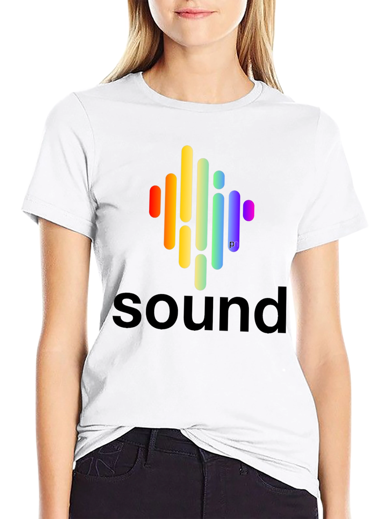 Sound Wave Spectrum Graphic T-Shirt