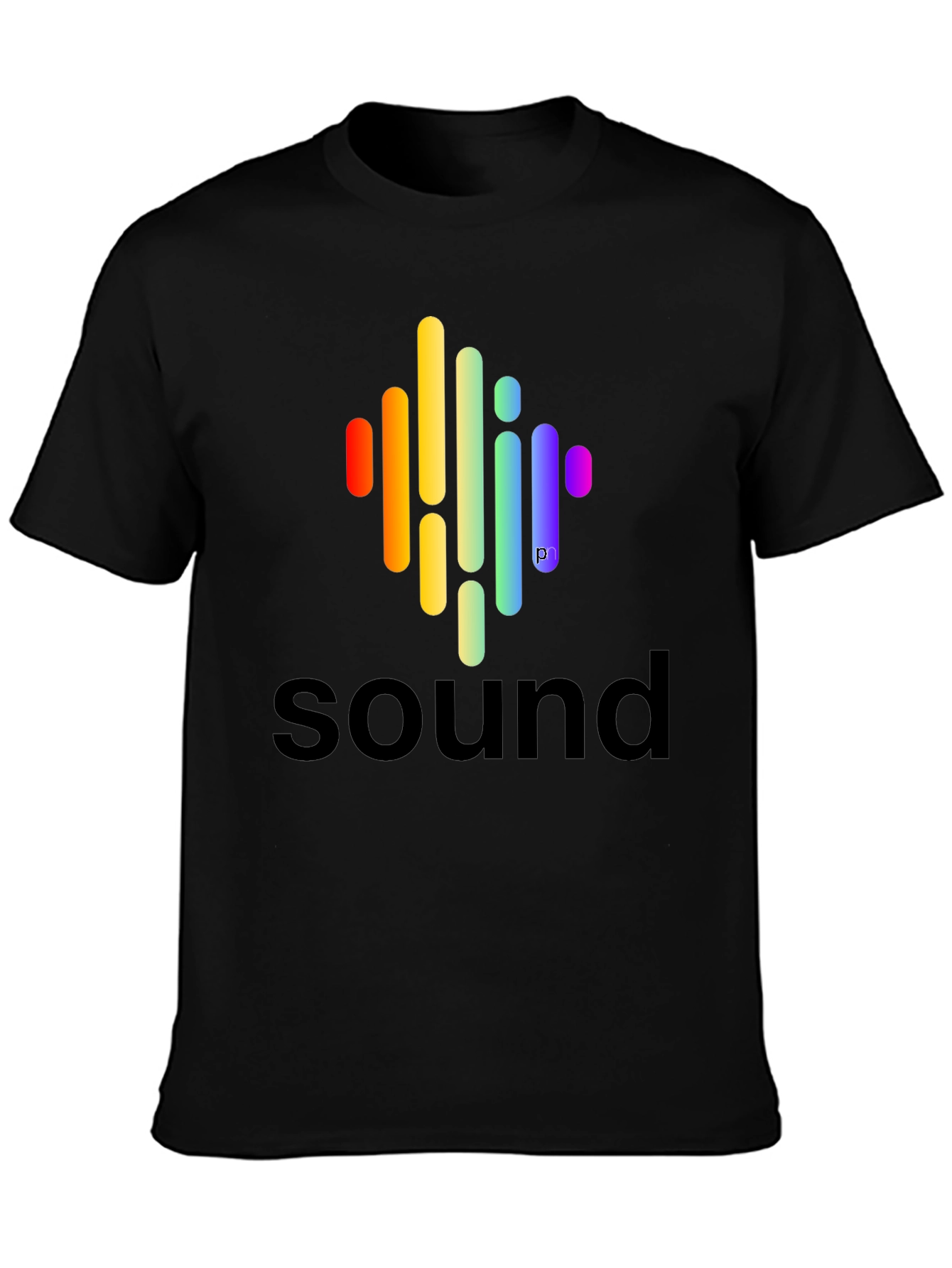 Sound Wave Spectrum Graphic T-Shirt