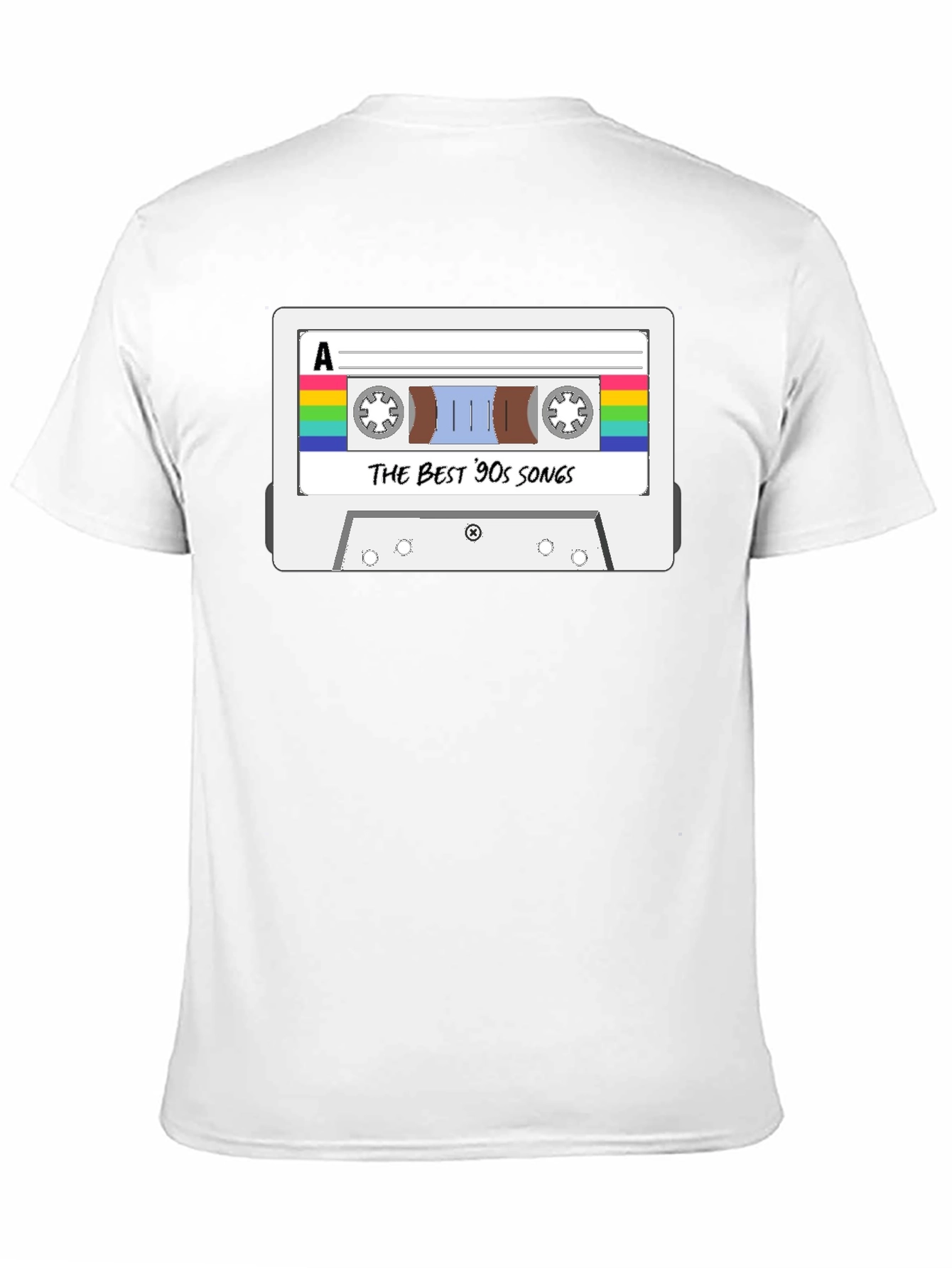 The Best 90s Songs Cassette Tape Graphic T-Shirt