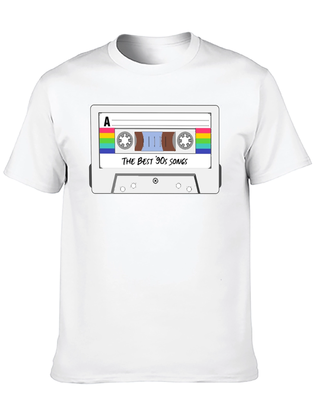The Best 90s Songs Cassette Tape Graphic T-Shirt