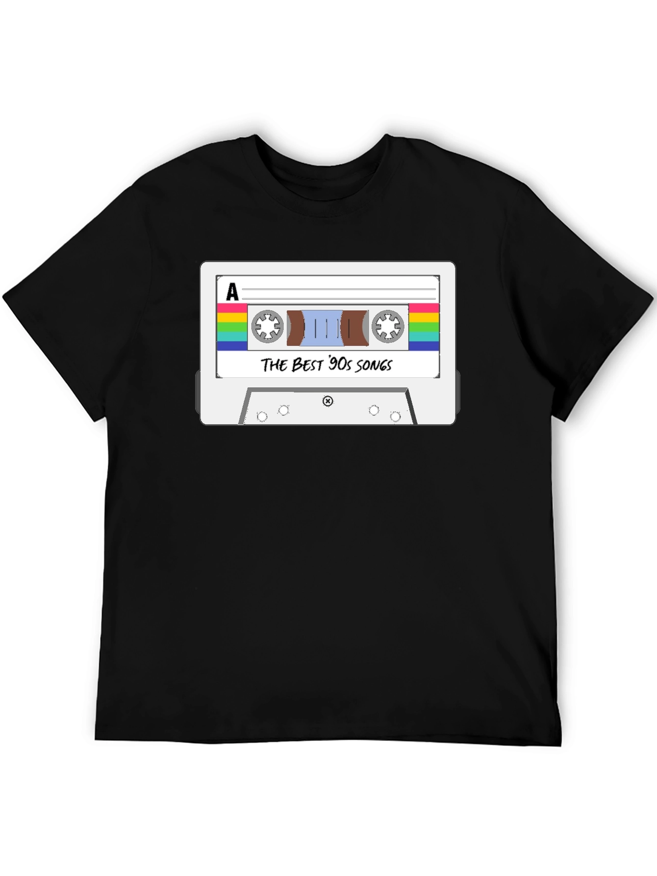 The Best 90s Songs Cassette Tape Graphic T-Shirt