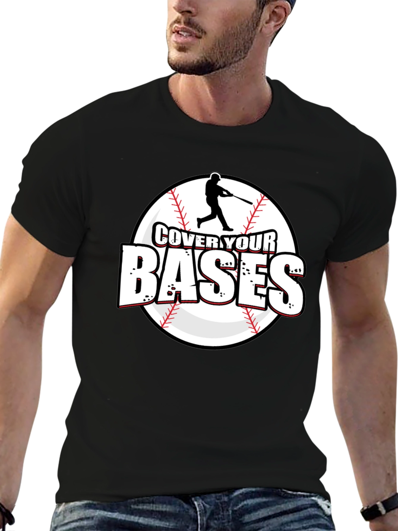 Cover Your Bases Baseball T-Shirt