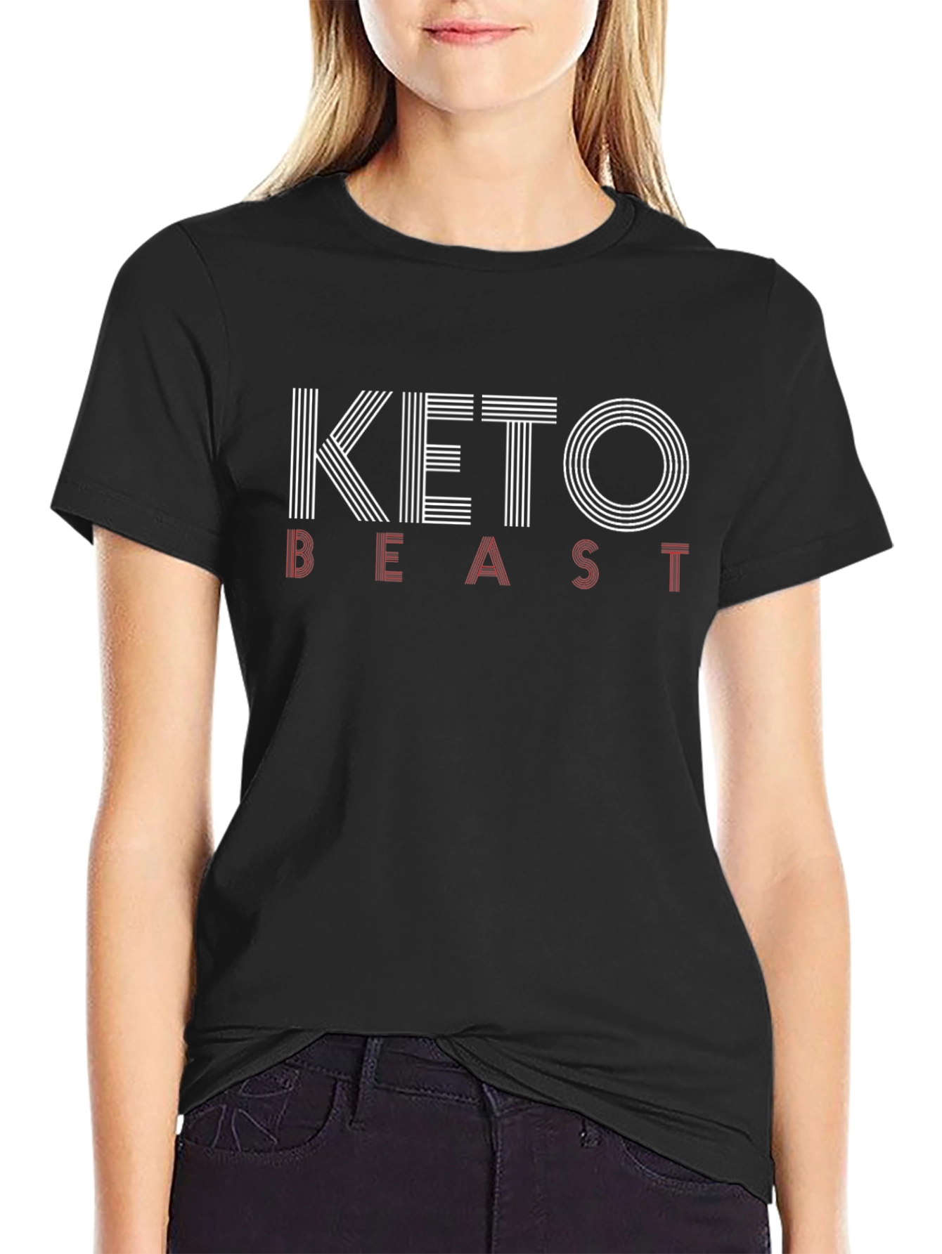 Keto Beast Graphic T-Shirt - Fitness Lifestyle Apparel