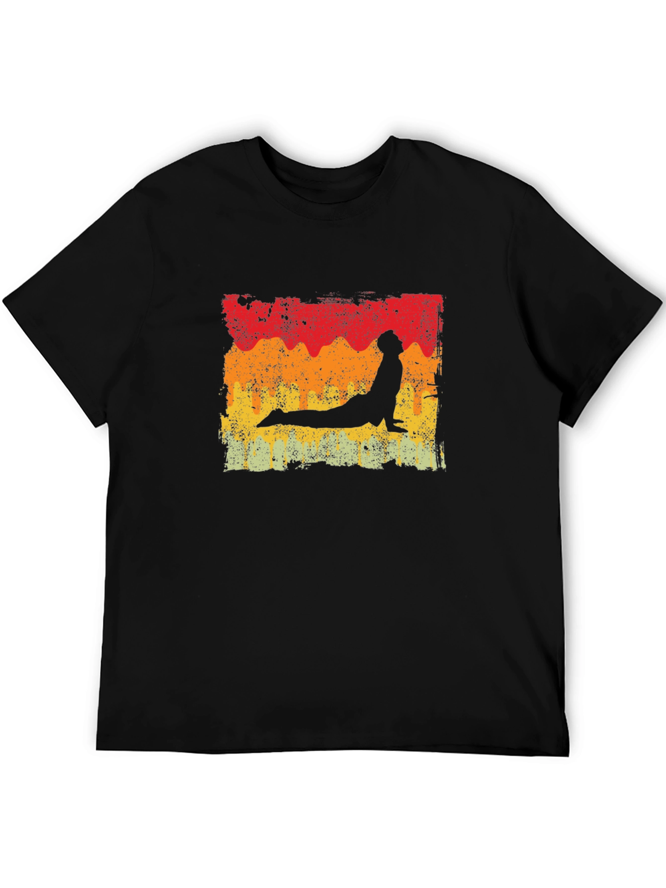 Retro Yoga Pose T-Shirt