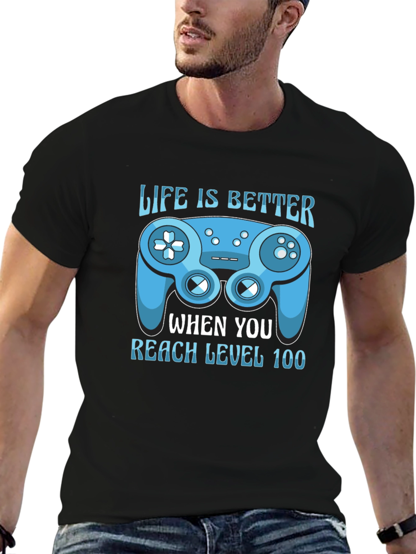 Life is Better Level 100 Gaming T-Shirt