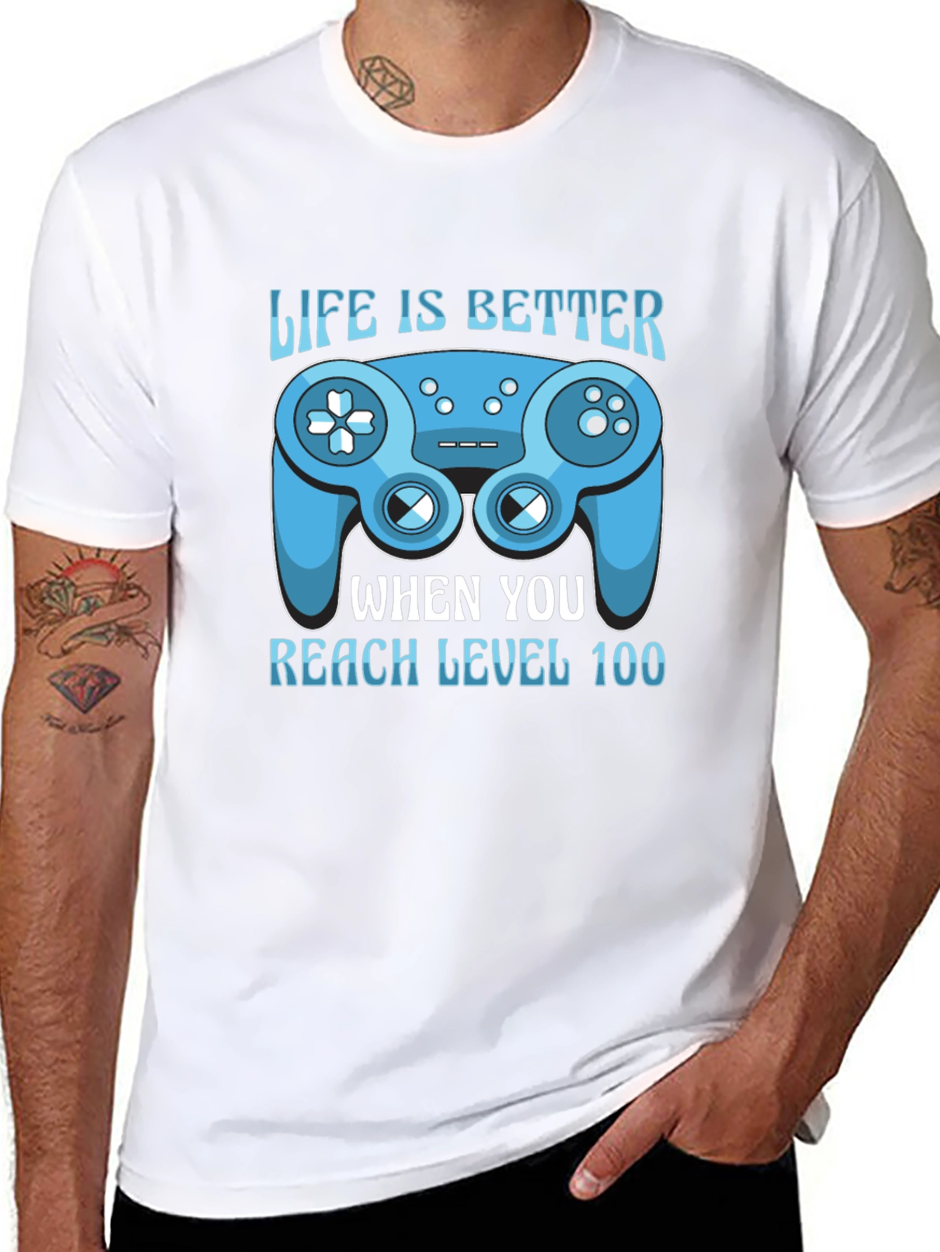 Life is Better Level 100 Gaming T-Shirt