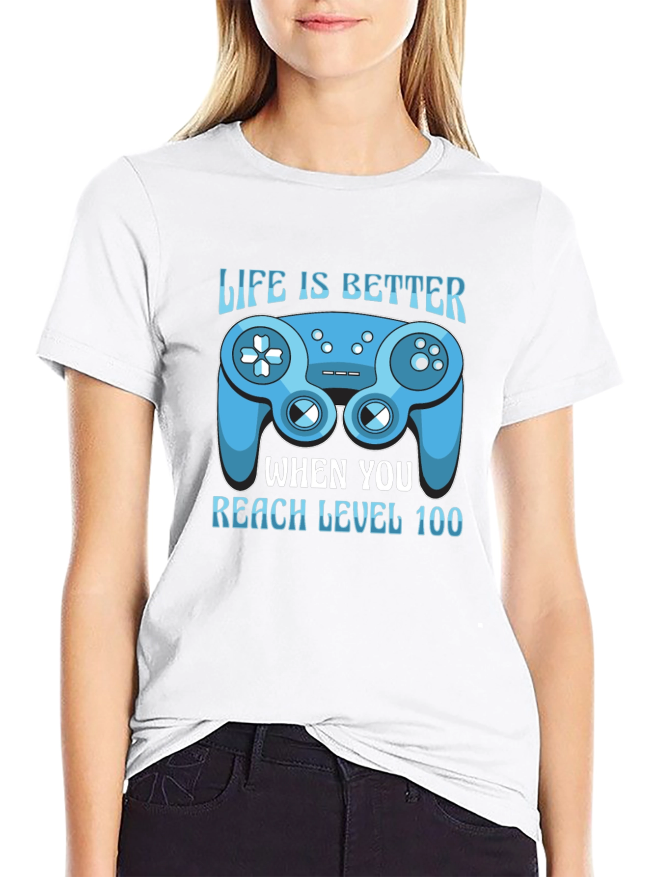 Life is Better Level 100 Gaming T-Shirt