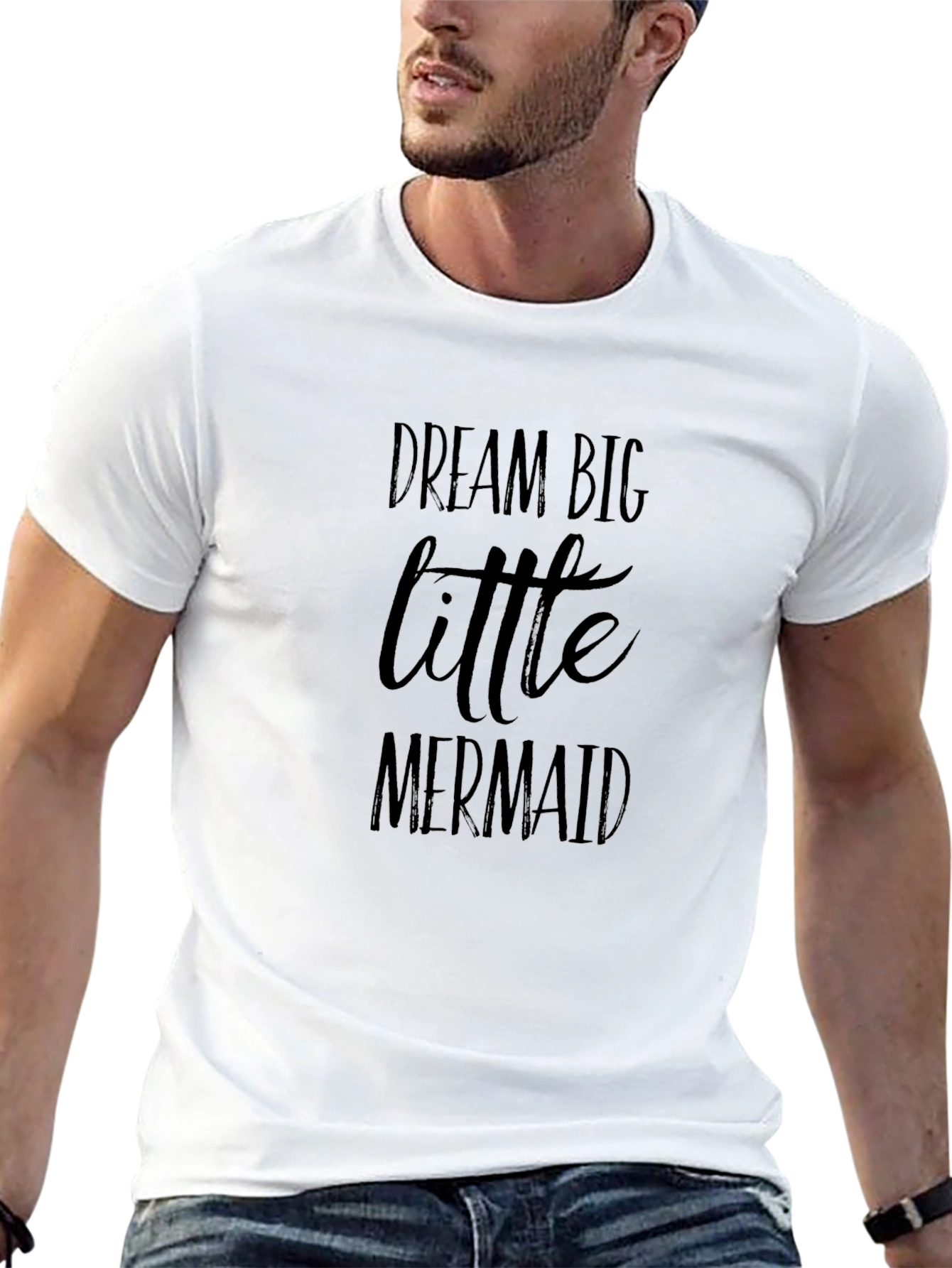Dream Big Little Mermaid Graphic T-Shirt