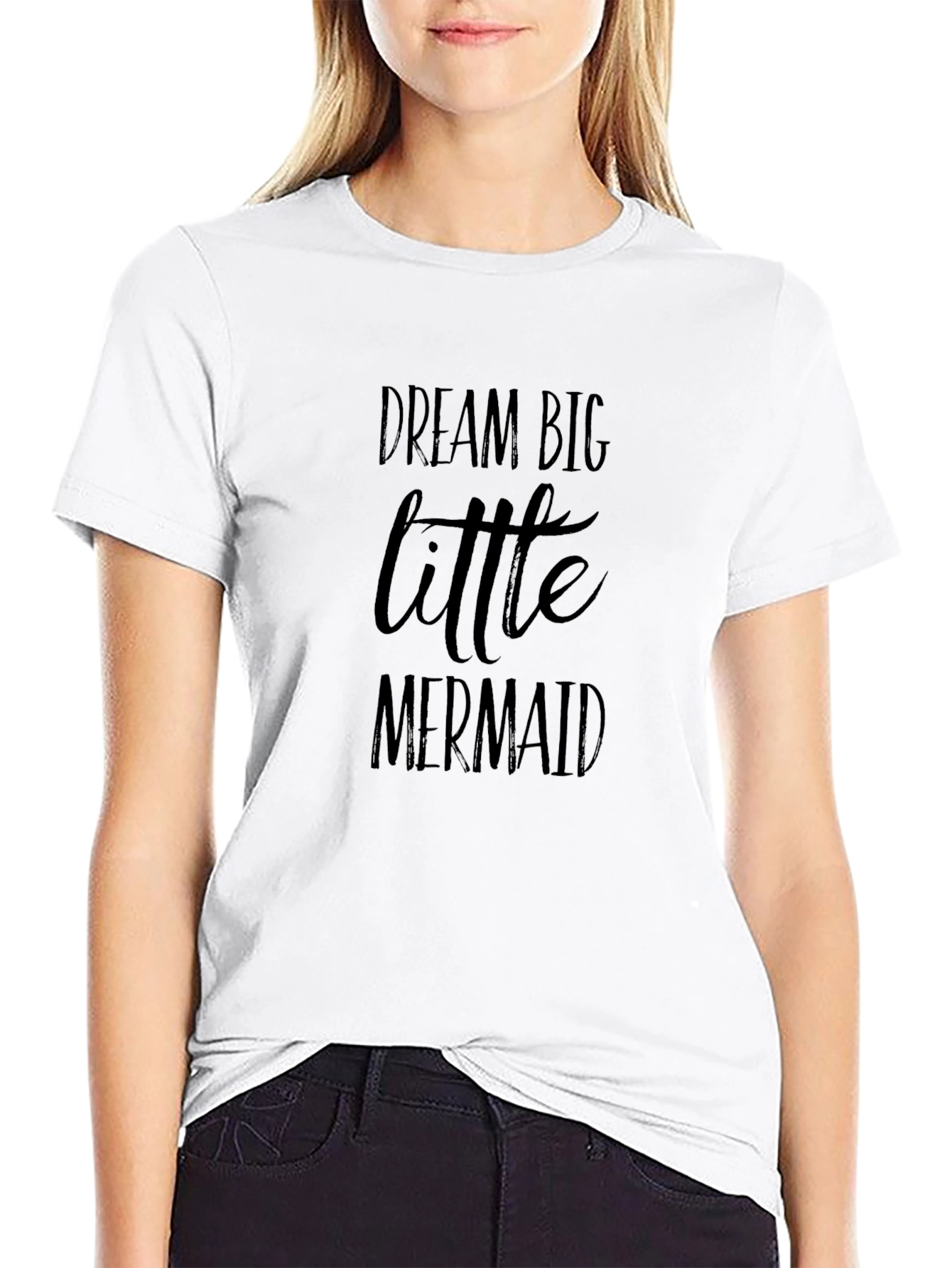 Dream Big Little Mermaid Graphic T-Shirt