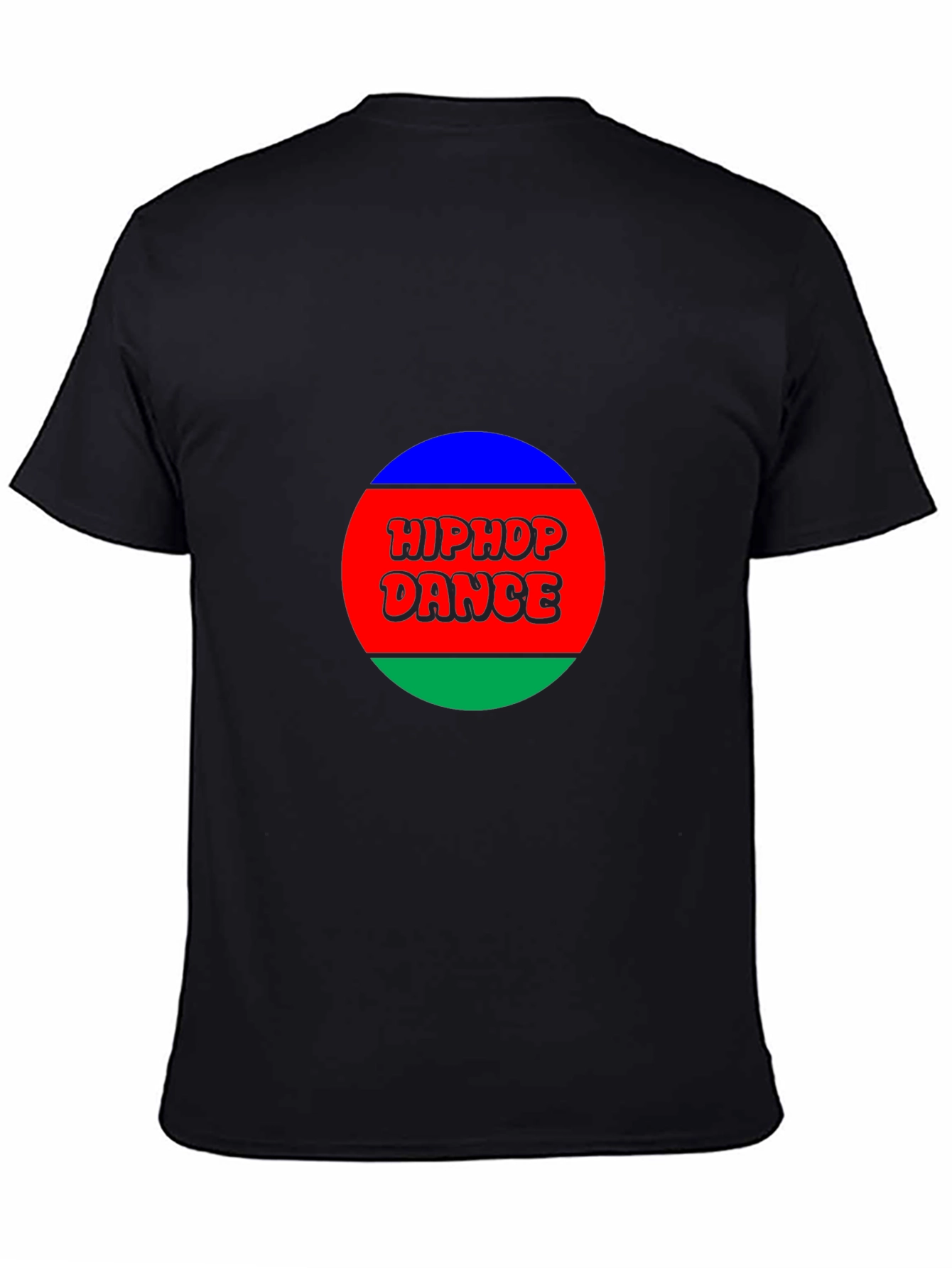 Hiphop Dance Graphic Tee - Stylish Mens Black T-Shirt
