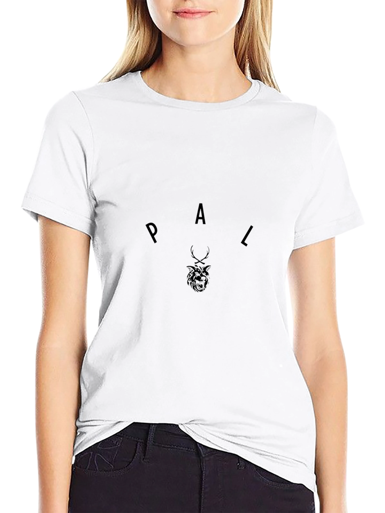 Mens Black PAL Graphic Tee