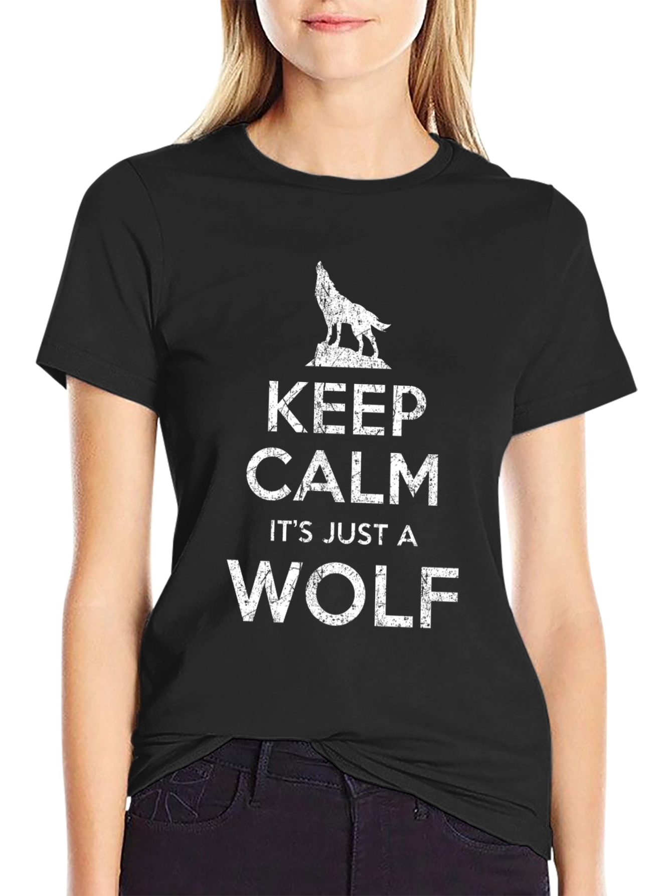 Keep Calm Its Just a Wolf T-Shirt