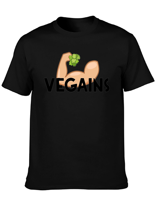 Vegains Graphic T-Shirt - Vegan Fitness Apparel