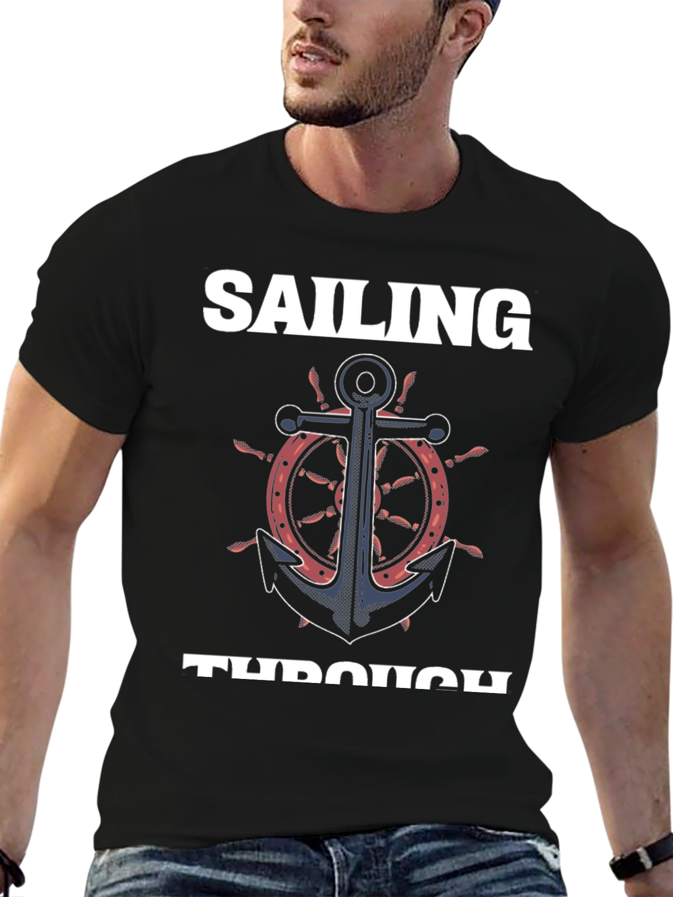 Sailing Through Anchor T-Shirt
