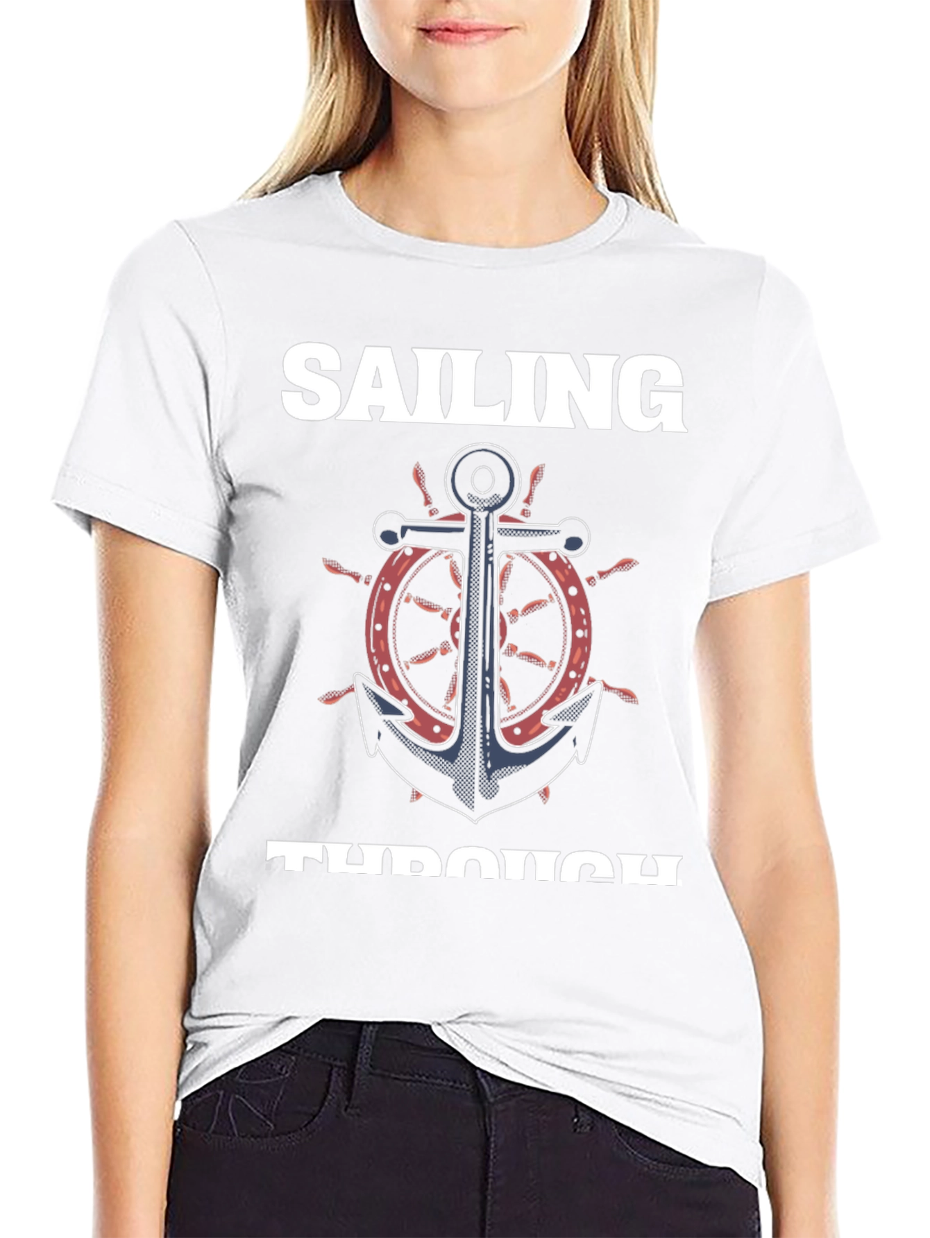 Sailing Through Anchor T-Shirt