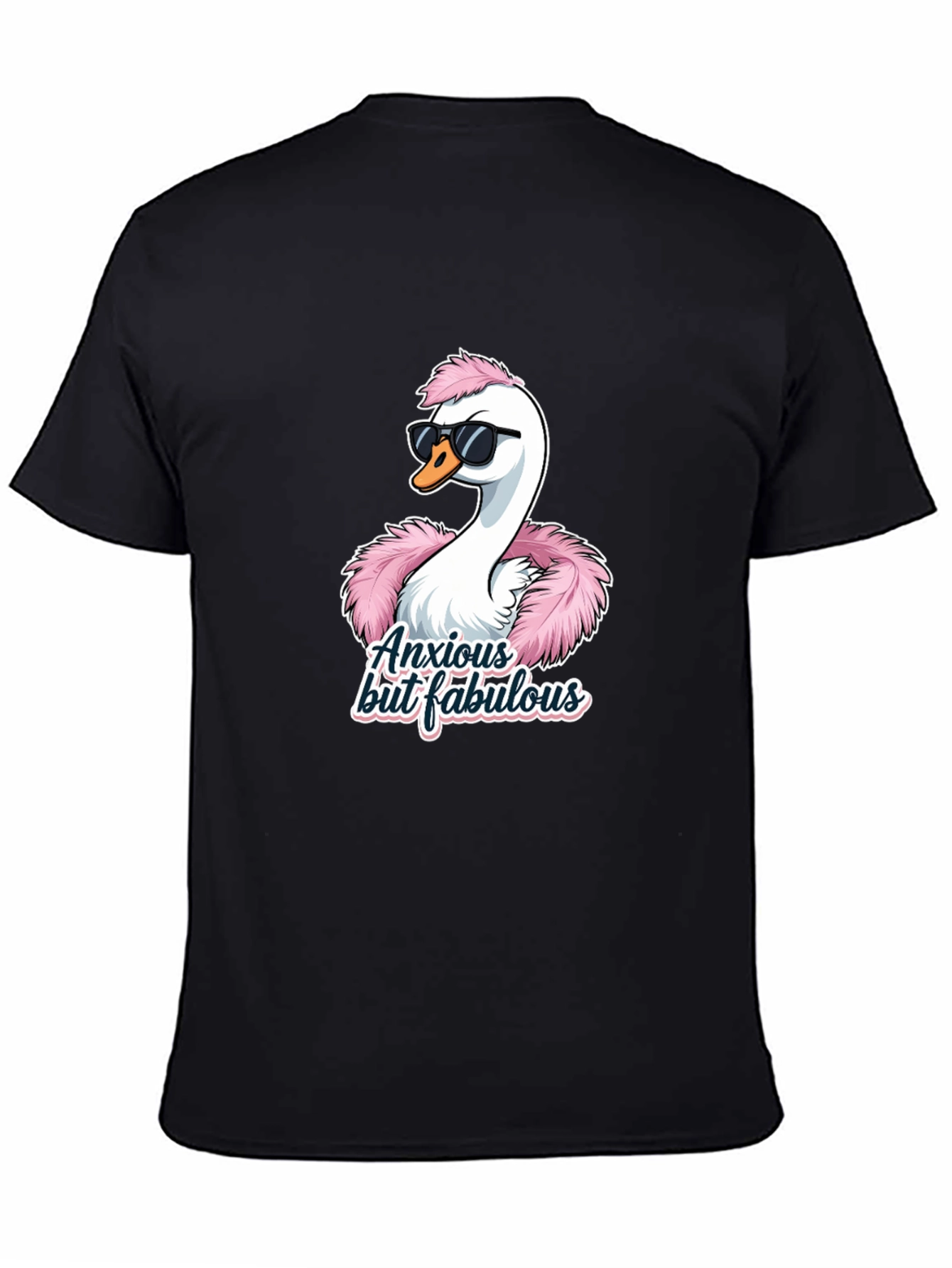 Anxious but Fabulous Swan Graphic Tee