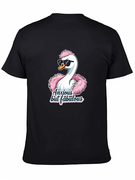 Anxious but Fabulous Swan Graphic Tee