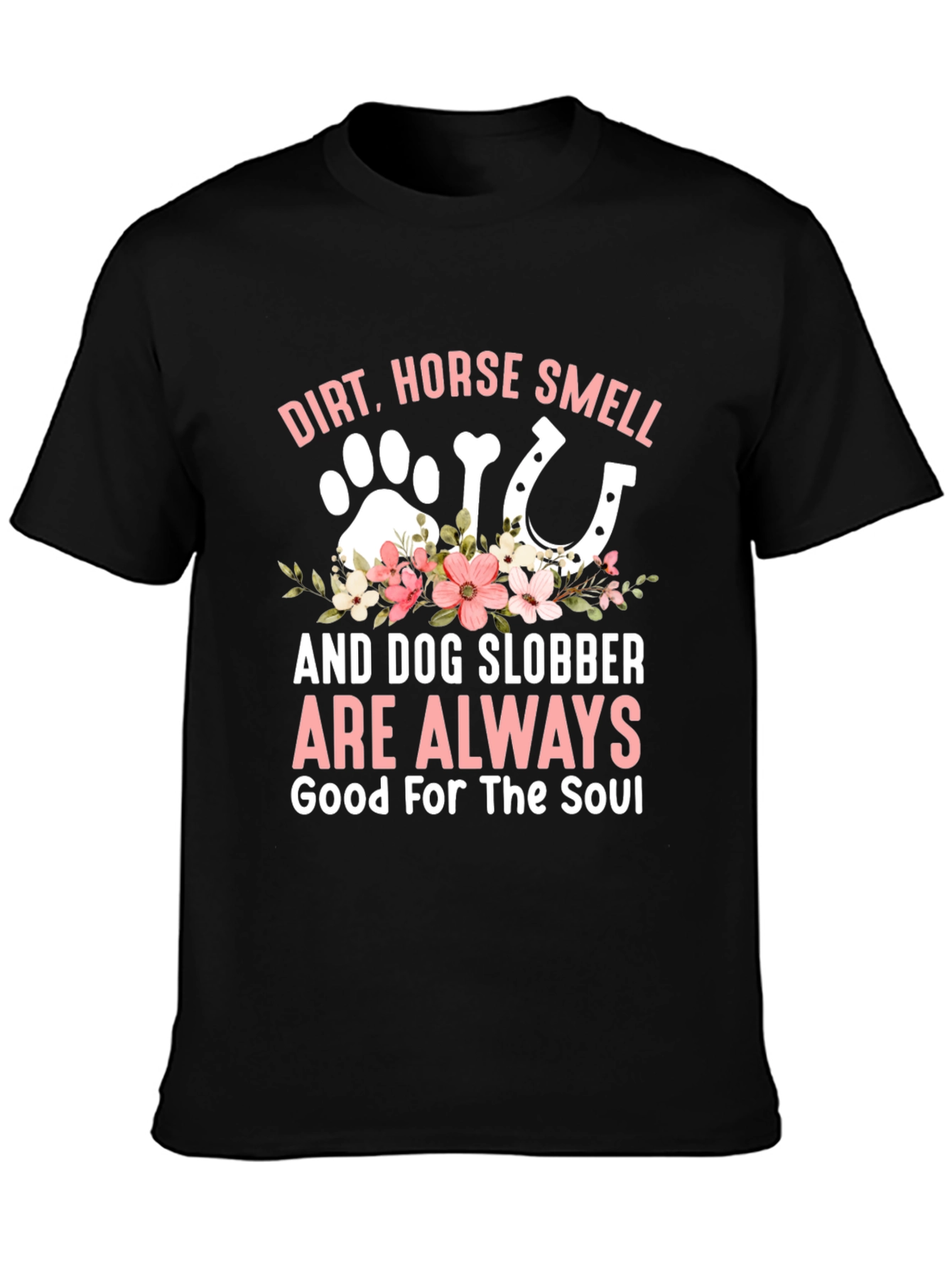 Dirt Horse Dog Graphic Tee