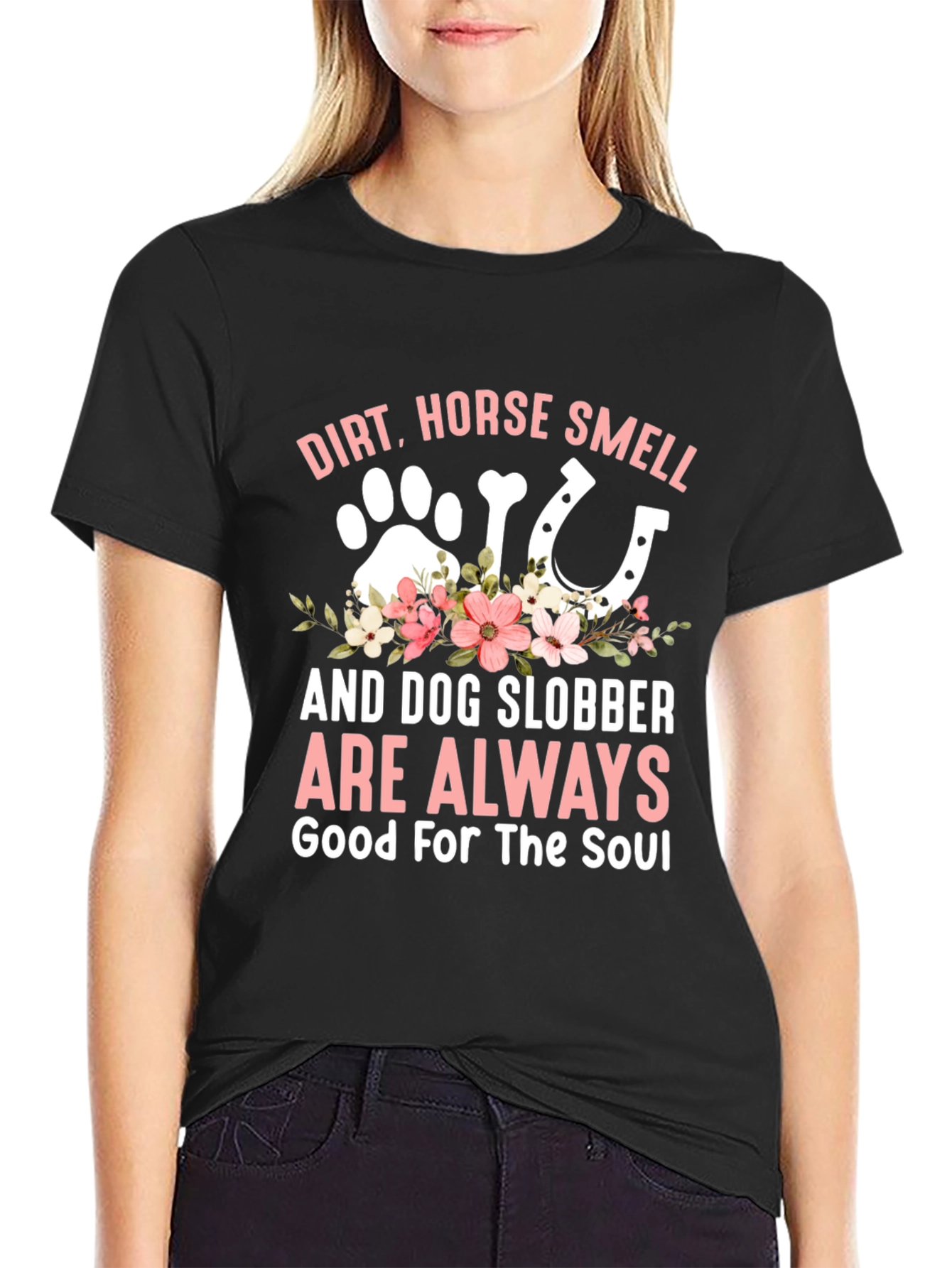Dirt Horse Dog Graphic Tee
