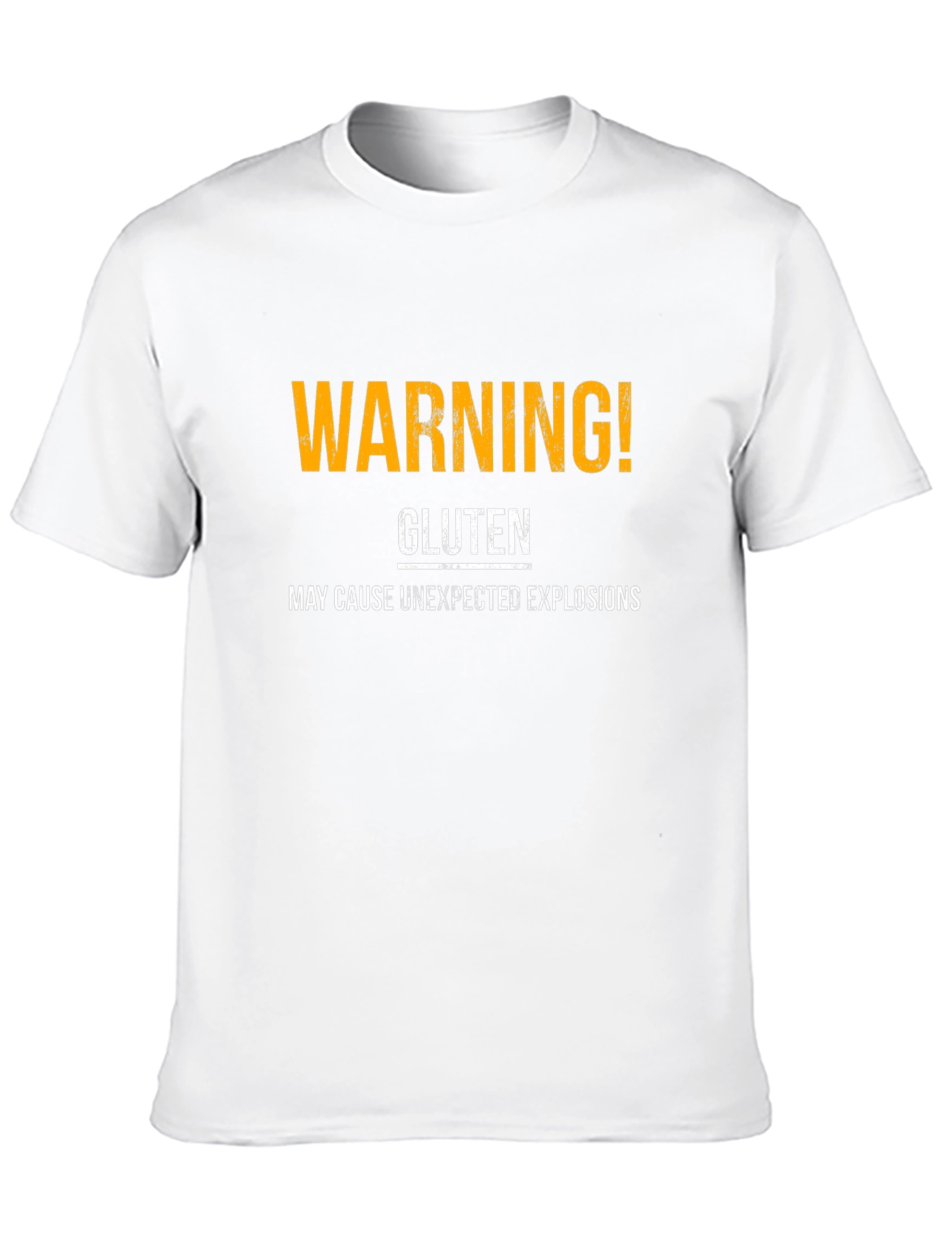 Warning Gluten May Cause Unexpected Explosions T-Shirt