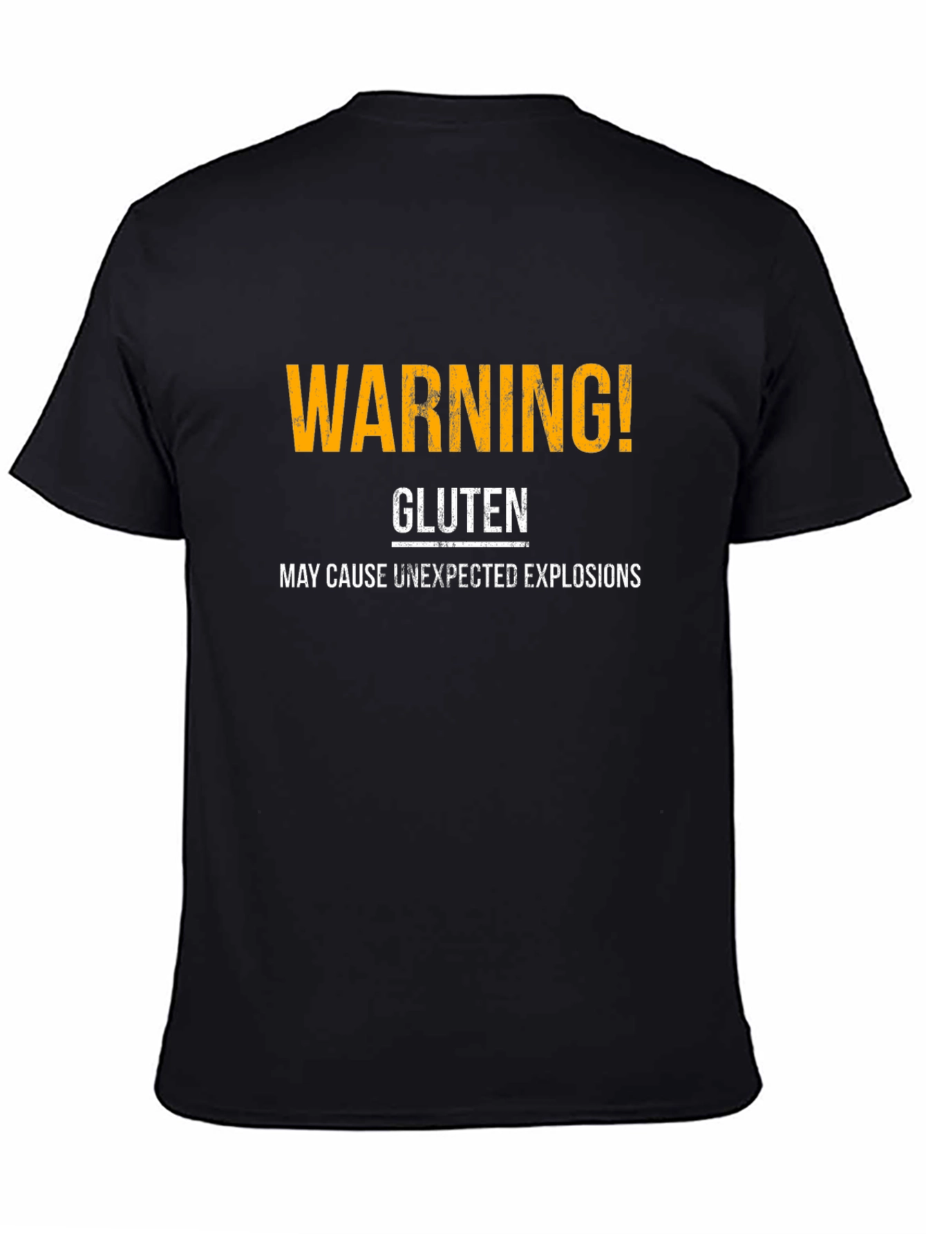 Warning Gluten May Cause Unexpected Explosions T-Shirt