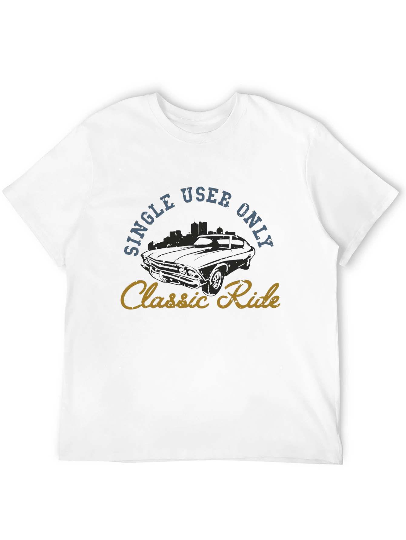 Single User Only Classic Ride Black T-Shirt