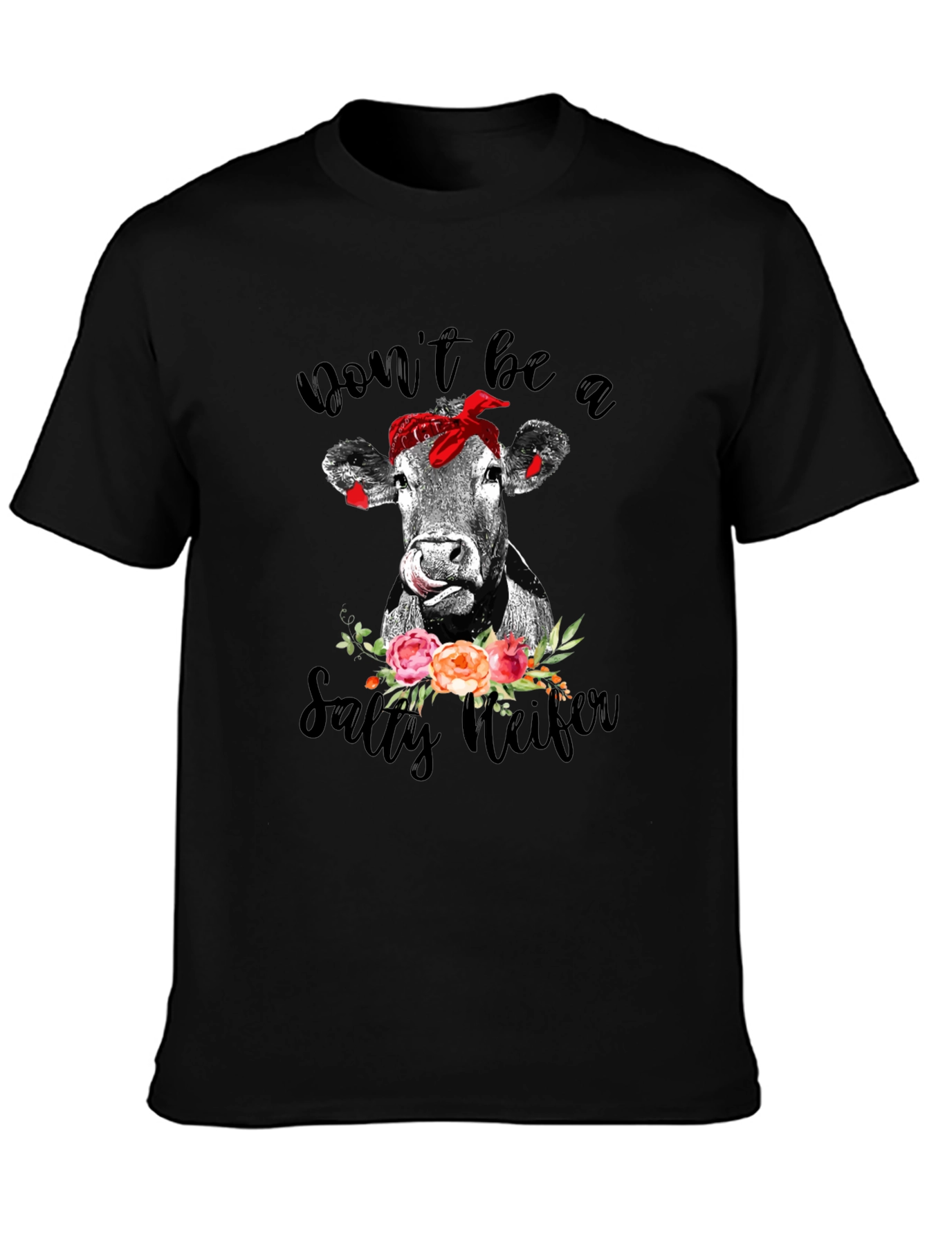 Salty Heifer Graphic Tee - Cow Lover T-Shirt