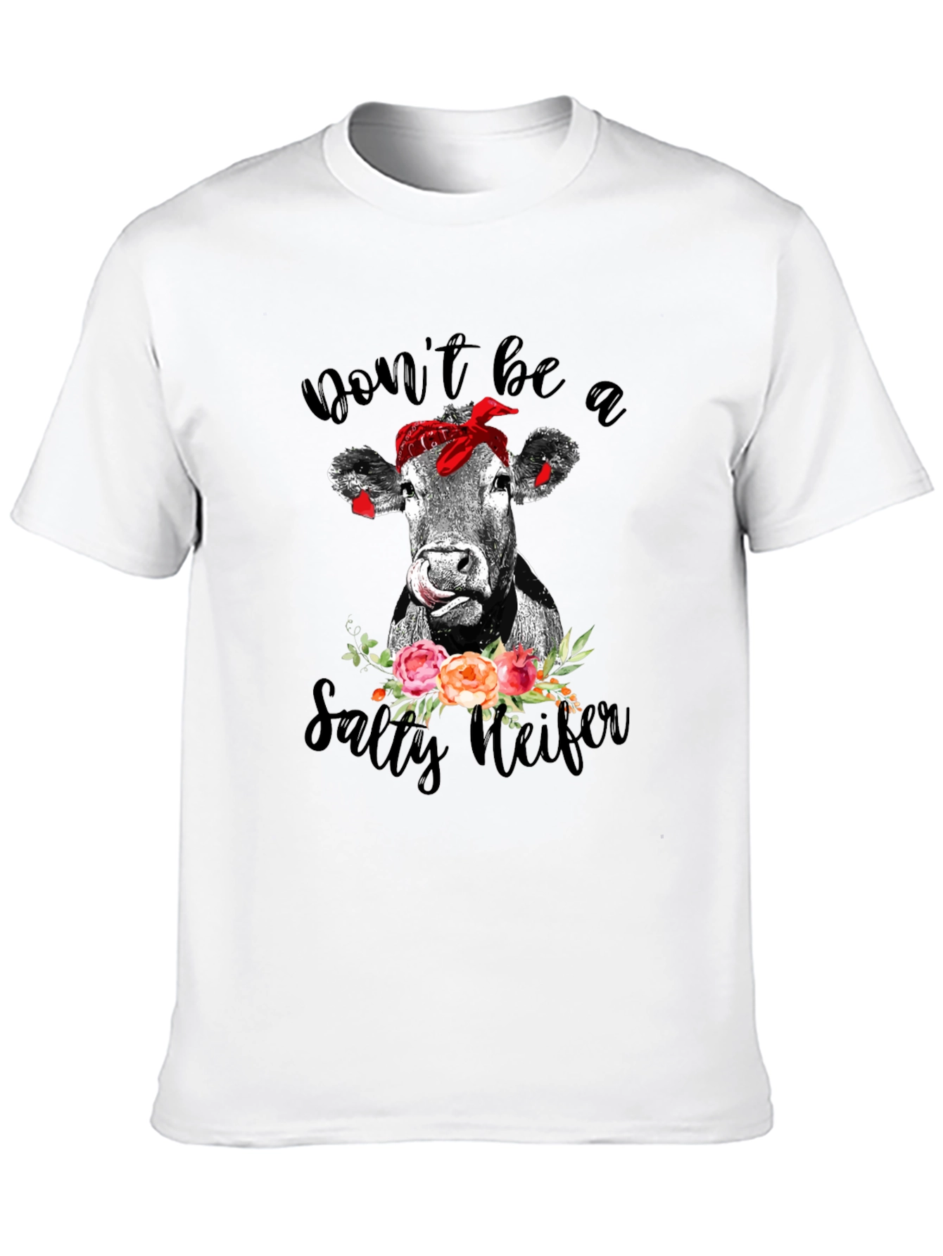 Salty Heifer Graphic Tee - Cow Lover T-Shirt