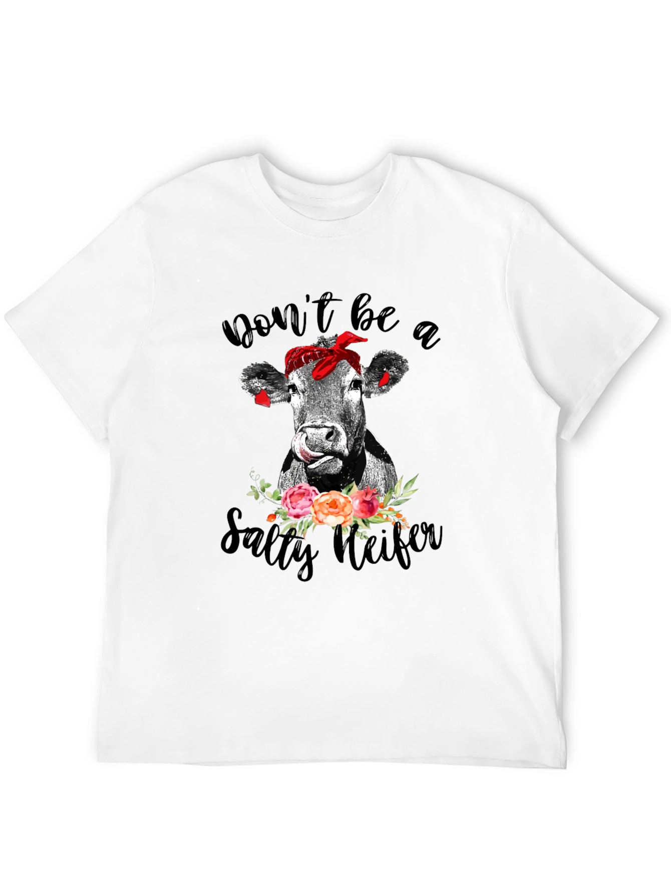 Salty Heifer Graphic Tee - Cow Lover T-Shirt