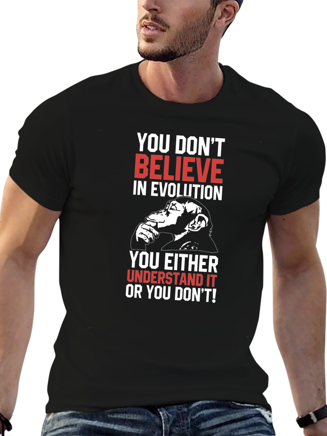 Evolution T-Shirt - Believe or Understand!