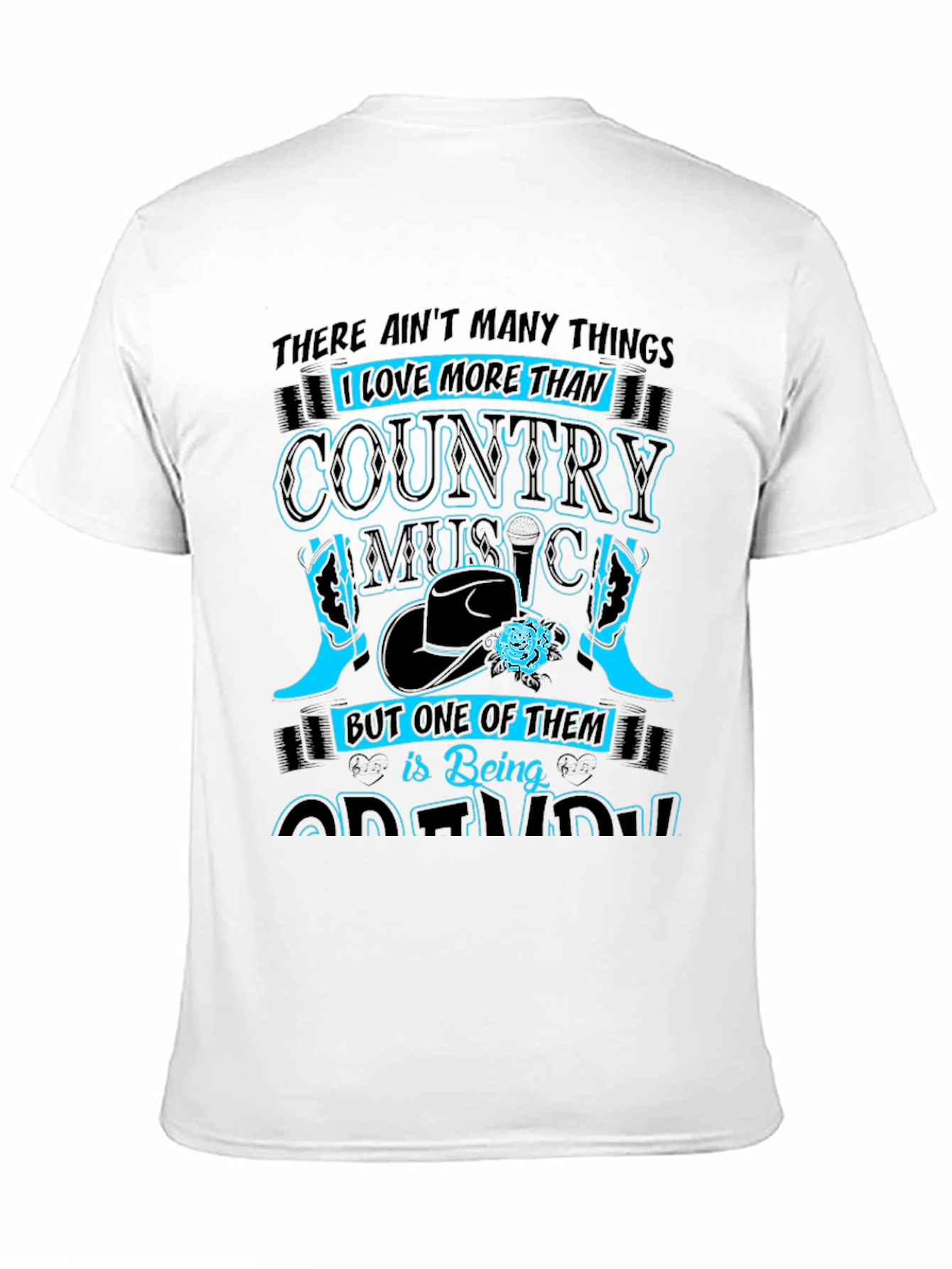 Country Music and Being a Grandma T-Shirt