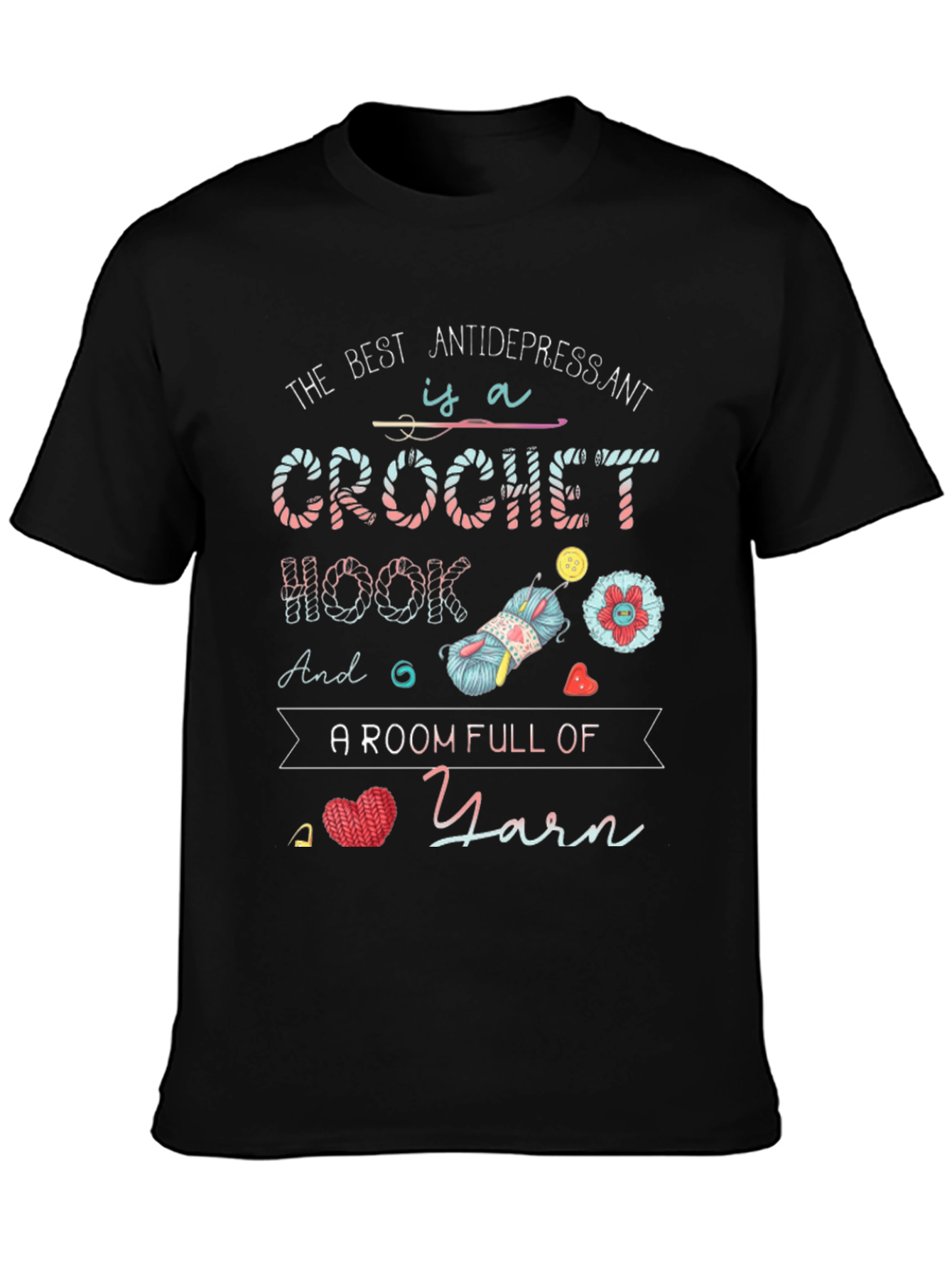 Crochet Antidepressant T-Shirt