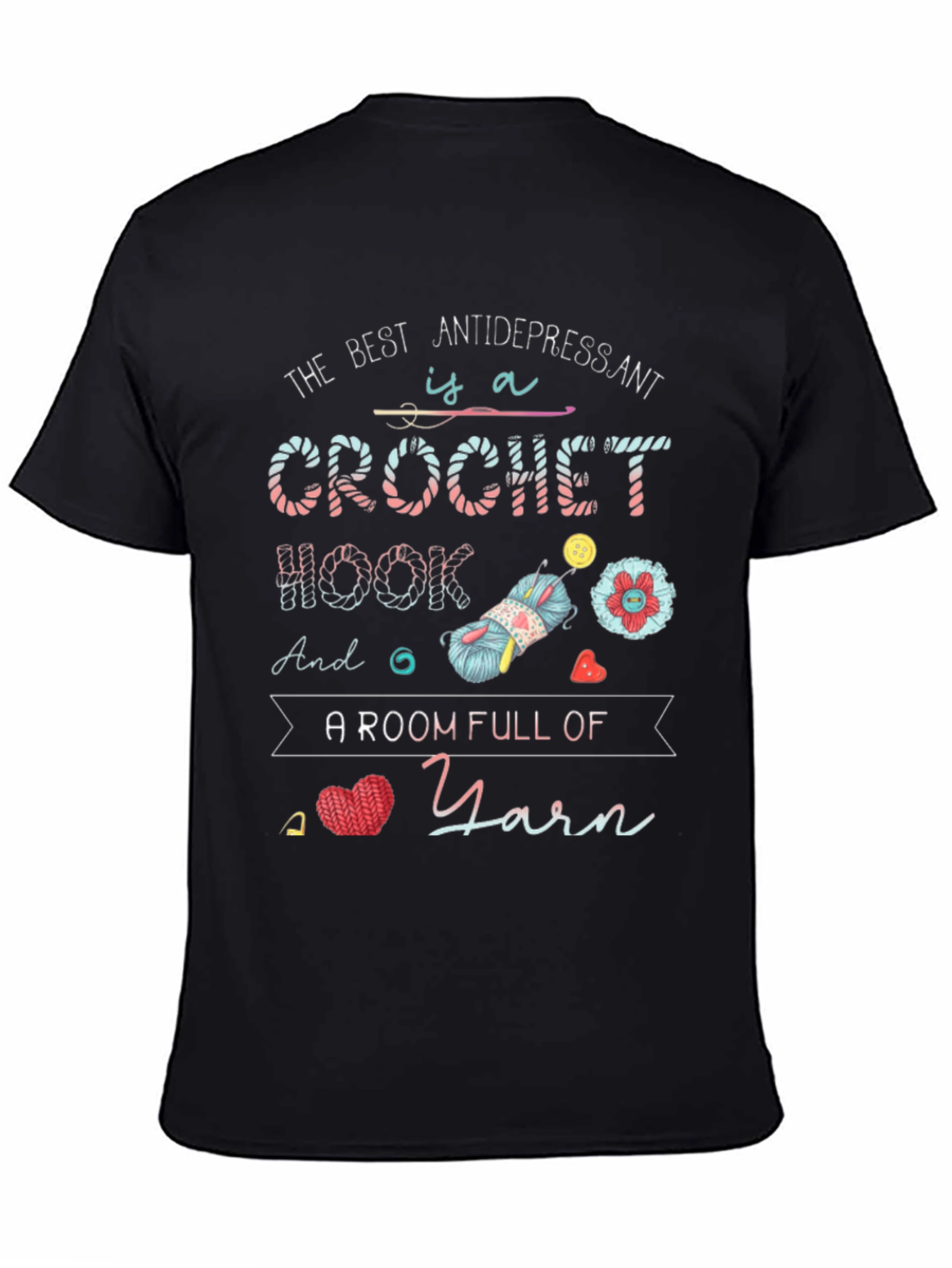 Crochet Antidepressant T-Shirt