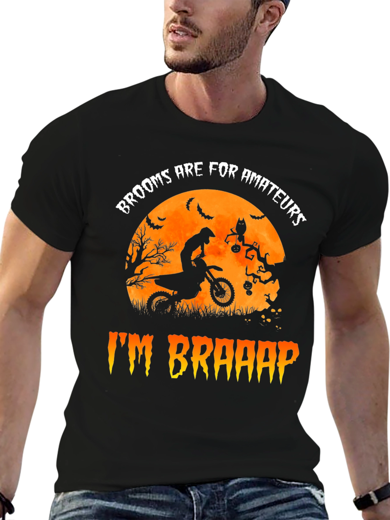 Im Braaap T-Shirt Motocross Halloween Graphic Tee
