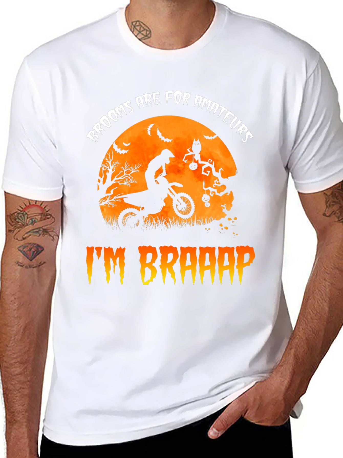 Im Braaap T-Shirt Motocross Halloween Graphic Tee