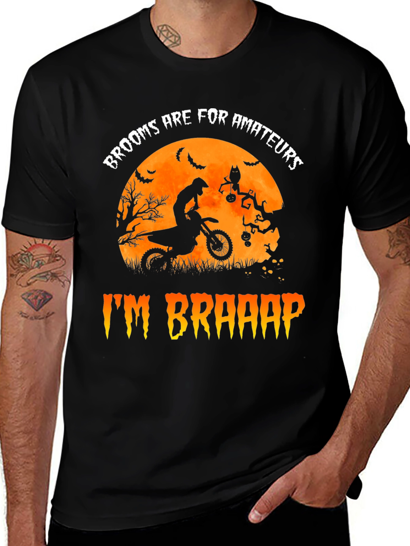 Im Braaap T-Shirt Motocross Halloween Graphic Tee