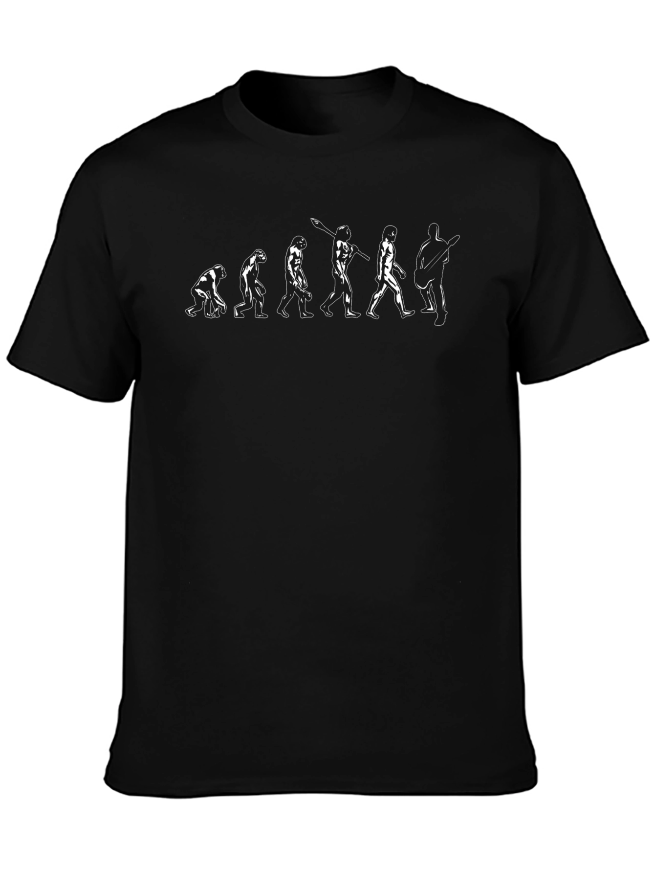 Evolution of a Guitarist T-Shirt - Black