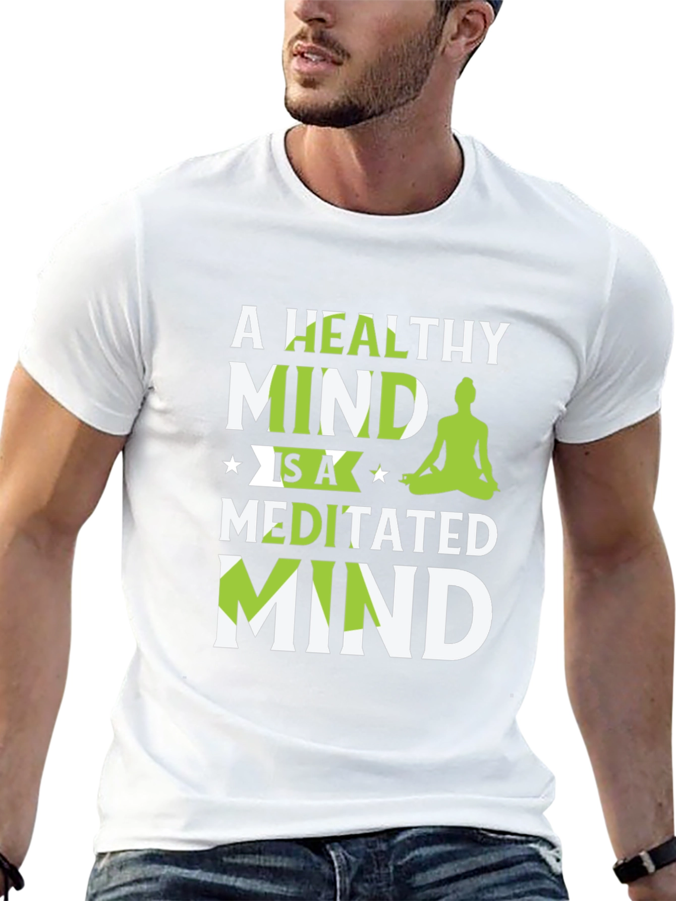 Healthy Mind Meditated Mind T-Shirt
