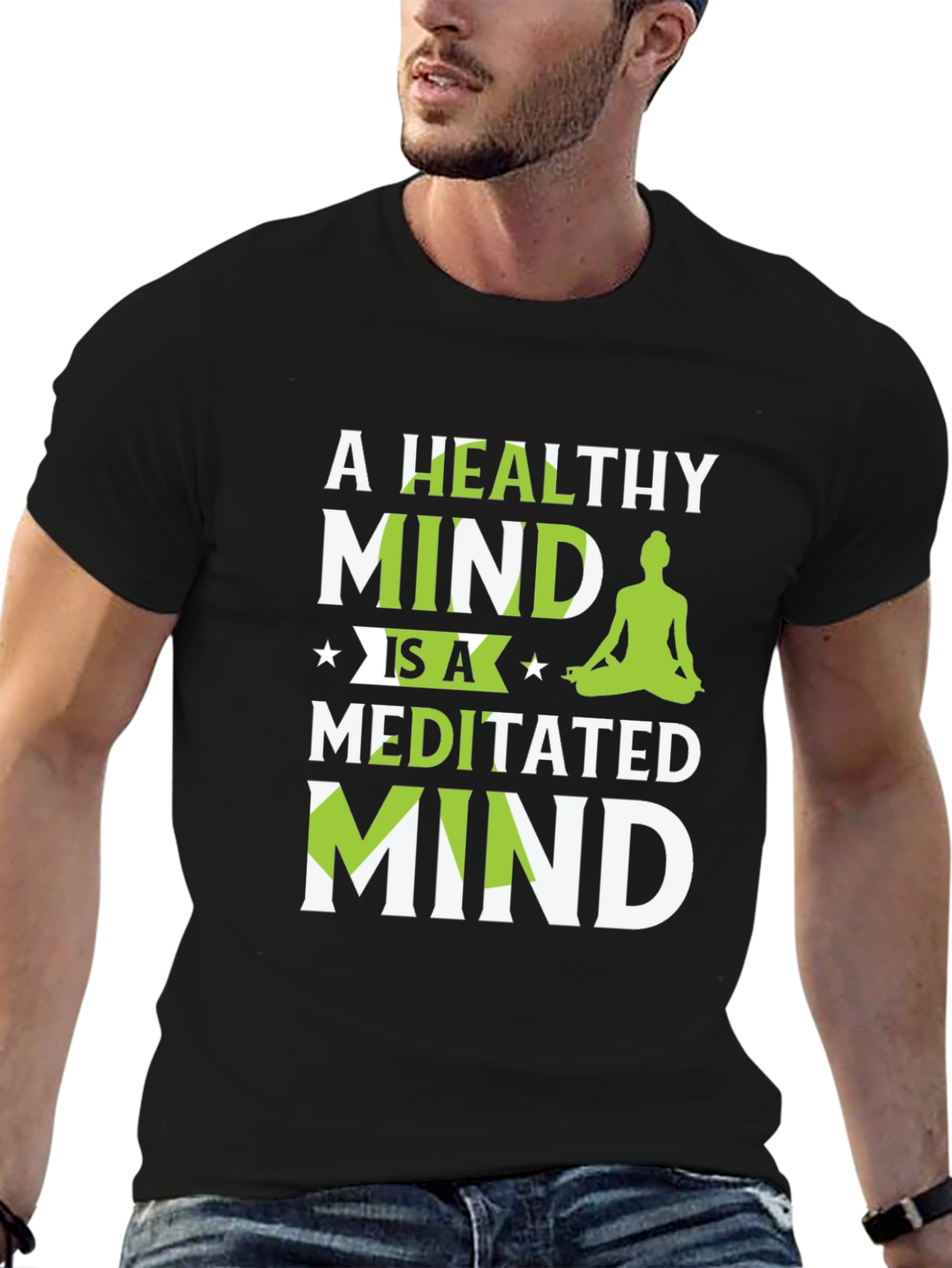 Healthy Mind Meditated Mind T-Shirt