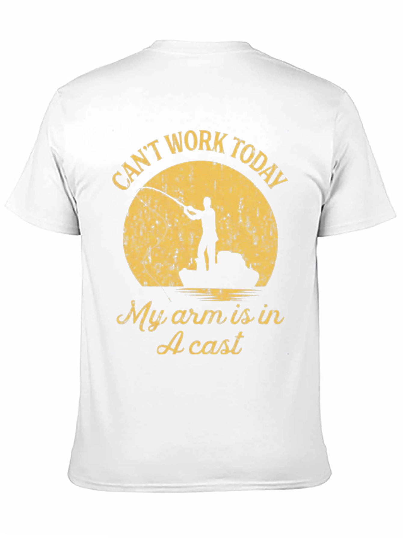 Funny Fishing T-Shirt - Cant Work Today