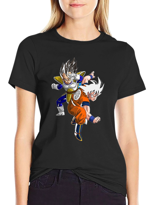 Dragon Ball Z Graphic Tee - Black Cotton Blend