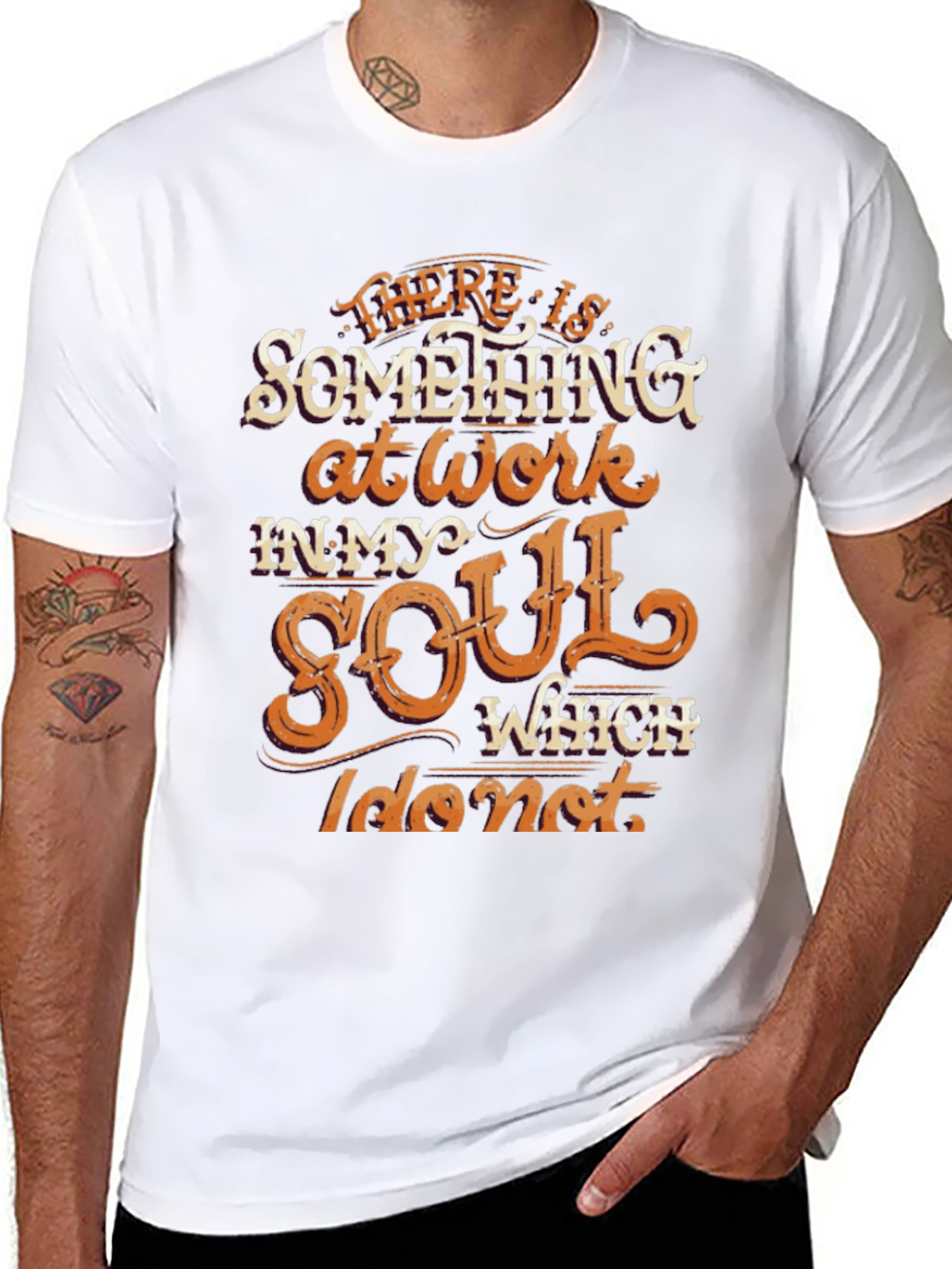 Soulful Graphic Tee - Inspiring Message T-Shirt