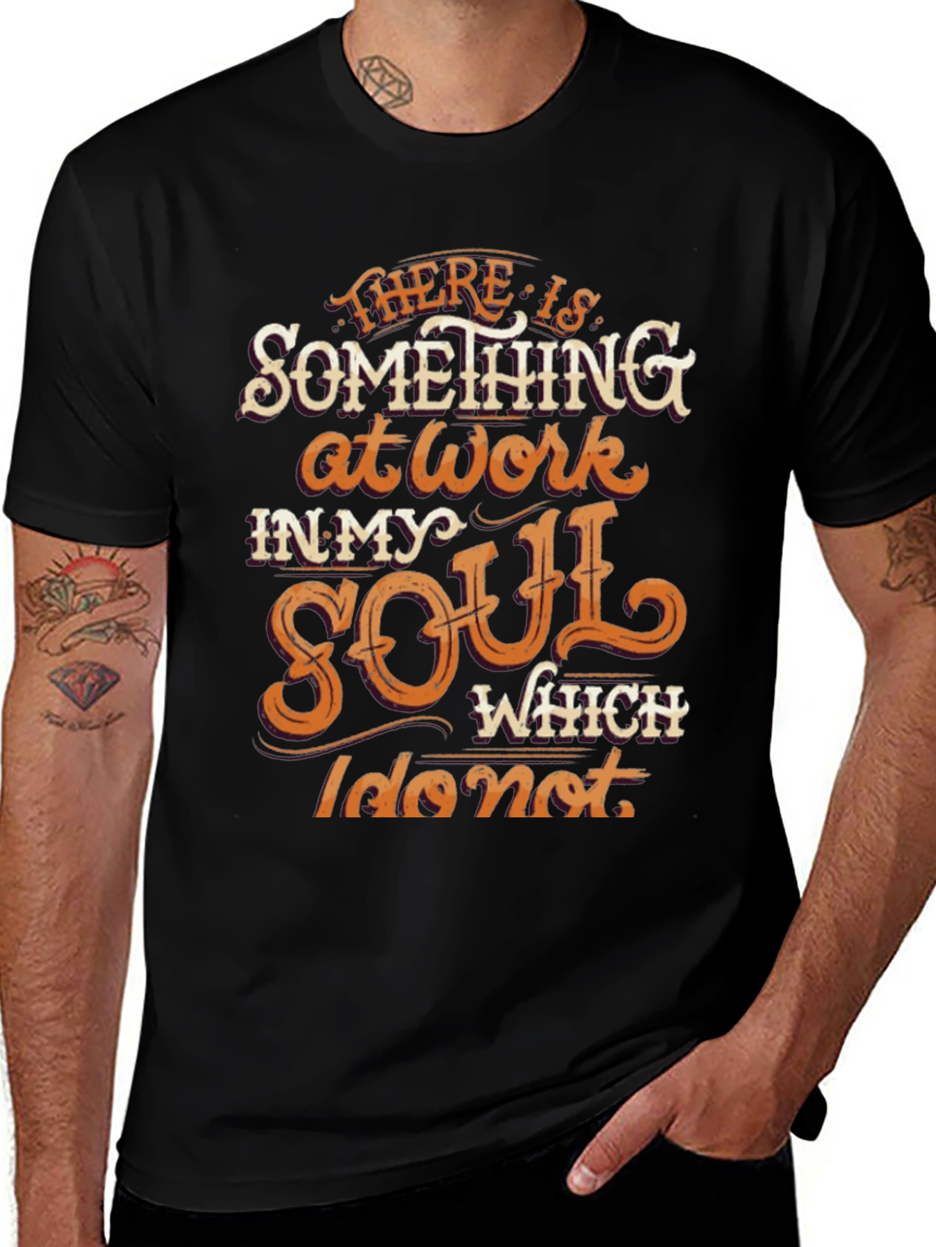 Soulful Graphic Tee - Inspiring Message T-Shirt