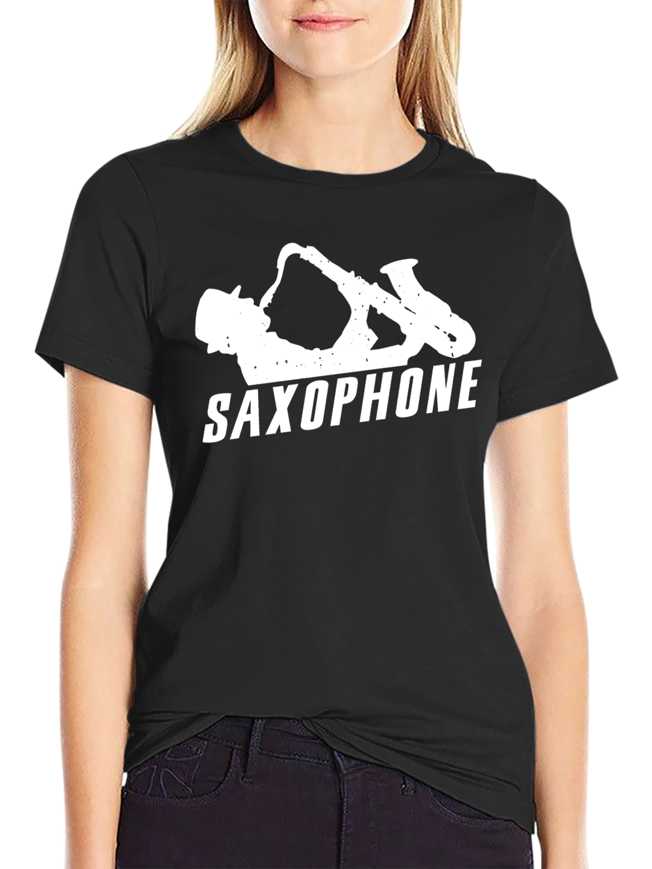 Saxophone Player Graphic T-Shirt - Cool Musician Tee